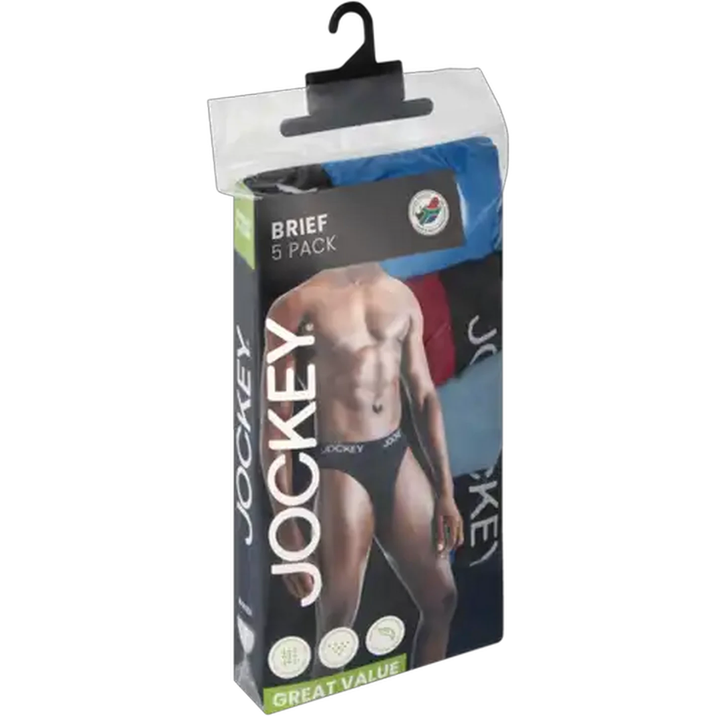 Image of Jockey Men's Medium Briefs 5-Pack