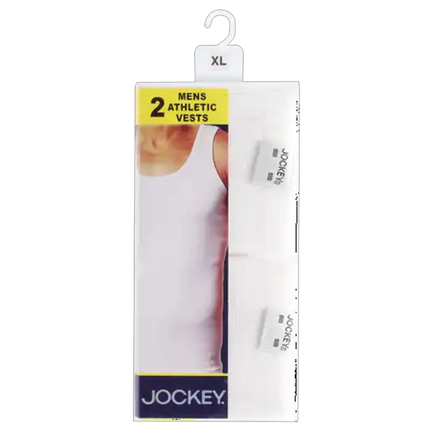 Image of Jockey Mens Extra Large Athletic Vest 2-Pack
