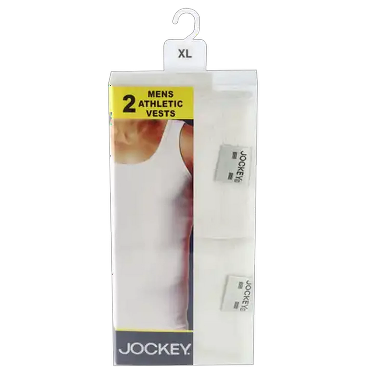 Image of Jockey Mens Extra Large Athletic Vest 2-Pack