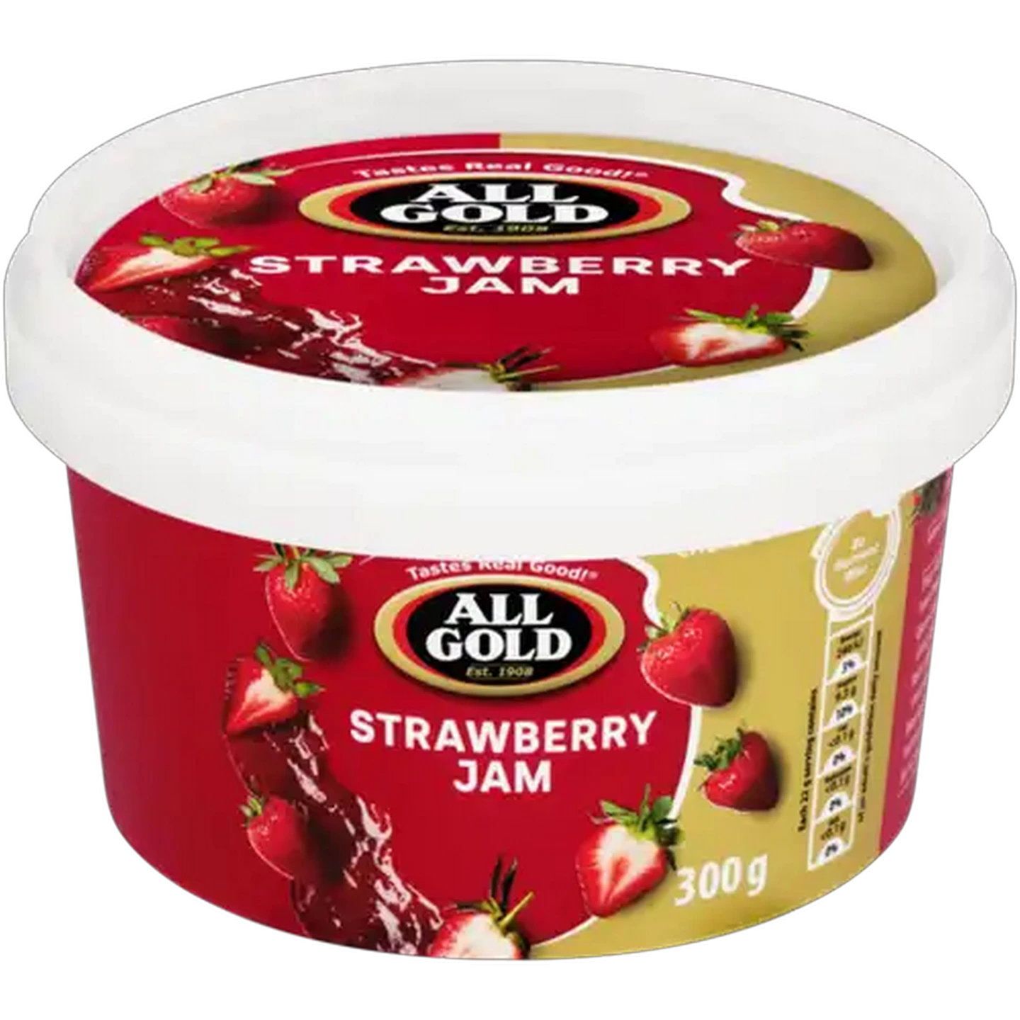 Image of ALL GOLD Strawberry Strawberry Jam 300g