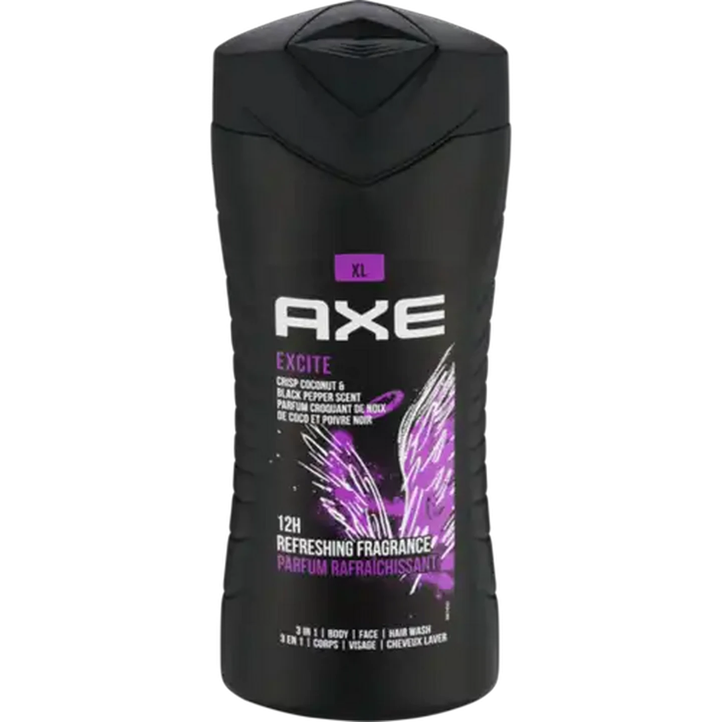 Image of AXE Excite 3-in-1 Body, Face & Hair Wash 400ml