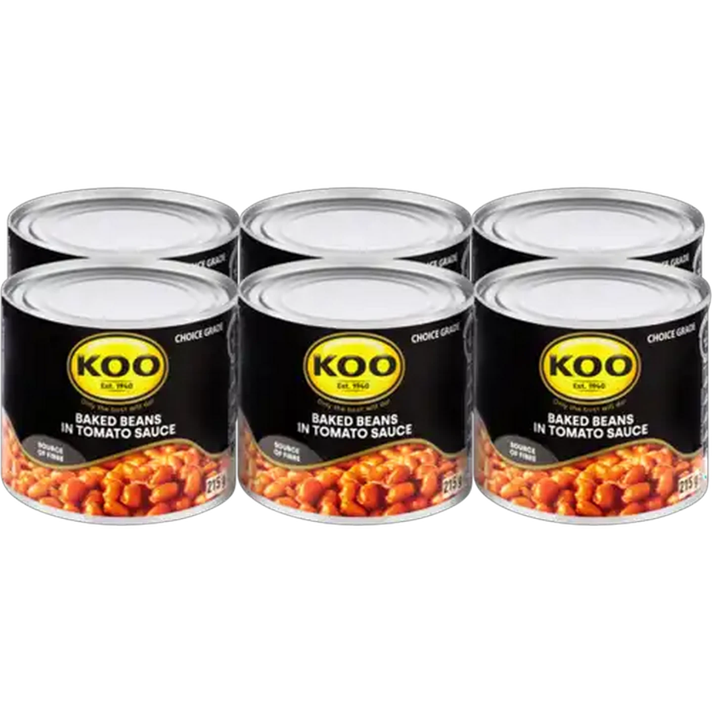 Image of KOO Baked Beans In Tomato Sauce 6 x 215g