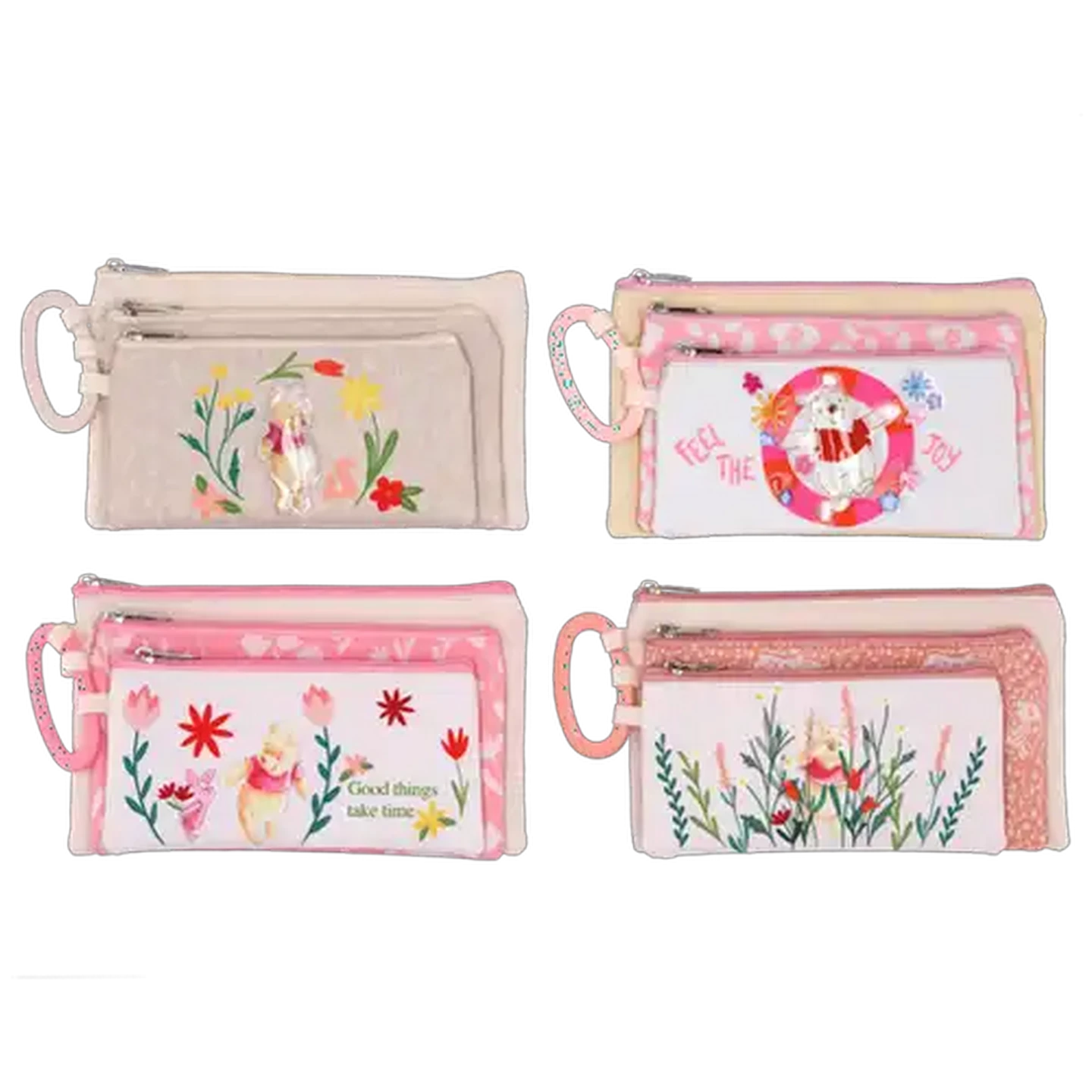 Image of Winnie The Pooh Pencil Bag 3 Piece (Assorted Item - Supplied at Random)