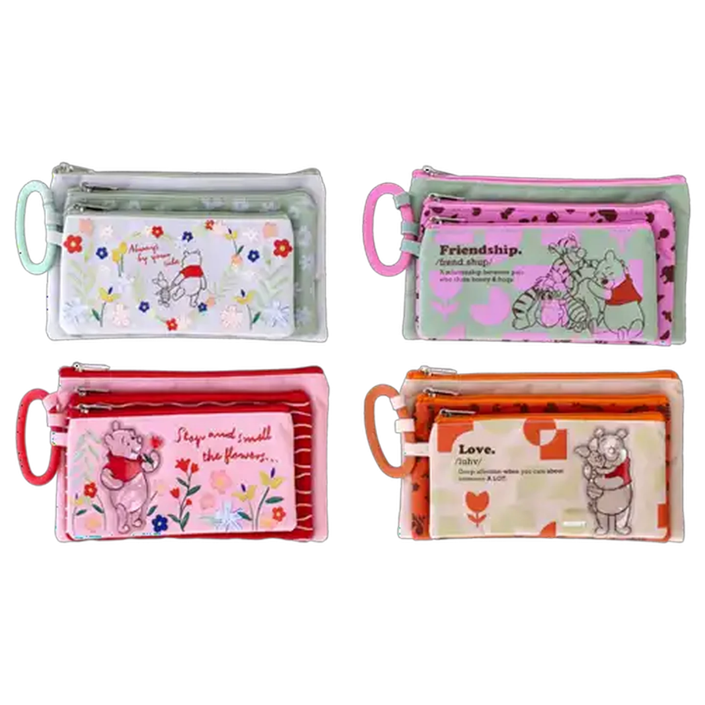 Image of Winnie The Pooh Pencil Bag 3 Piece (Assorted Item - Supplied at Random)