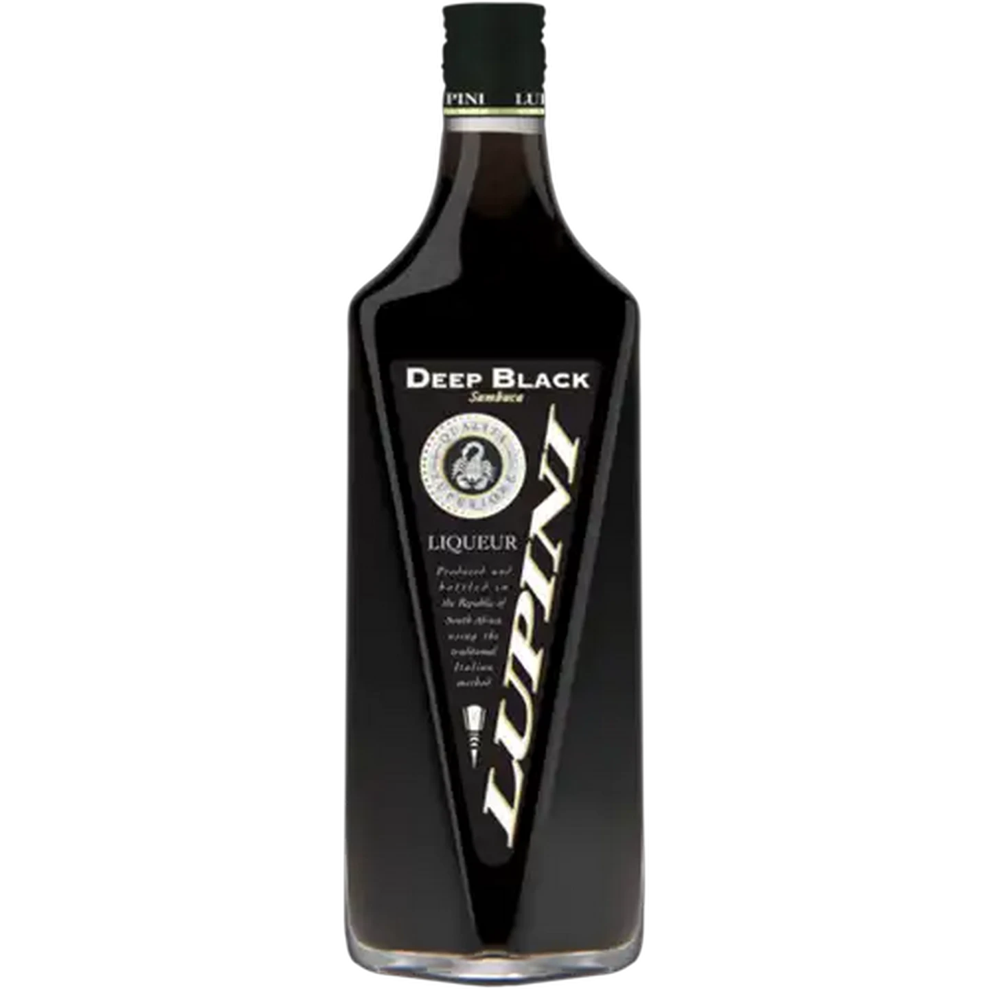 Image of Lupini Deep Black Sambuca Liqueur Bottle 750ml