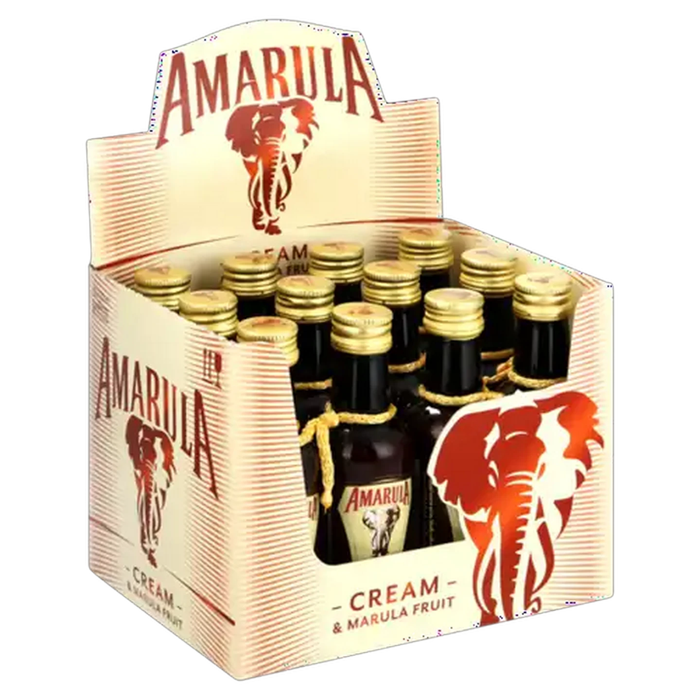 Image of Amarula Cream Liqueur Bottles 12 x 50ml