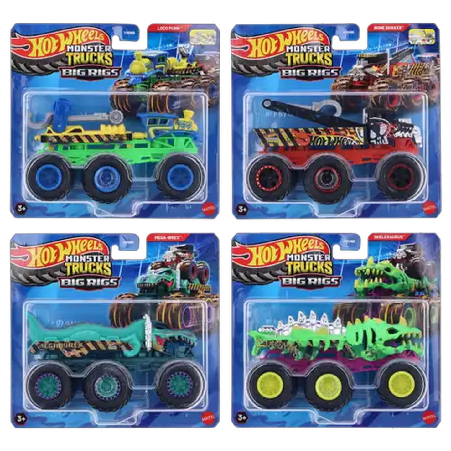 Image of Hot Wheels Monster Trucks Big Rigs (Styles May Vary)
