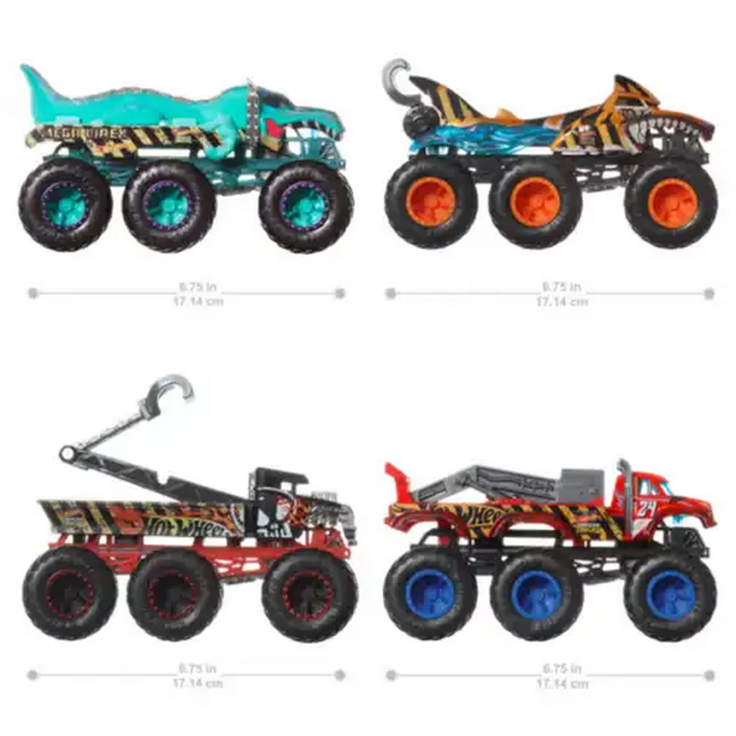 Image of Hot Wheels Monster Trucks Big Rigs (Styles May Vary)