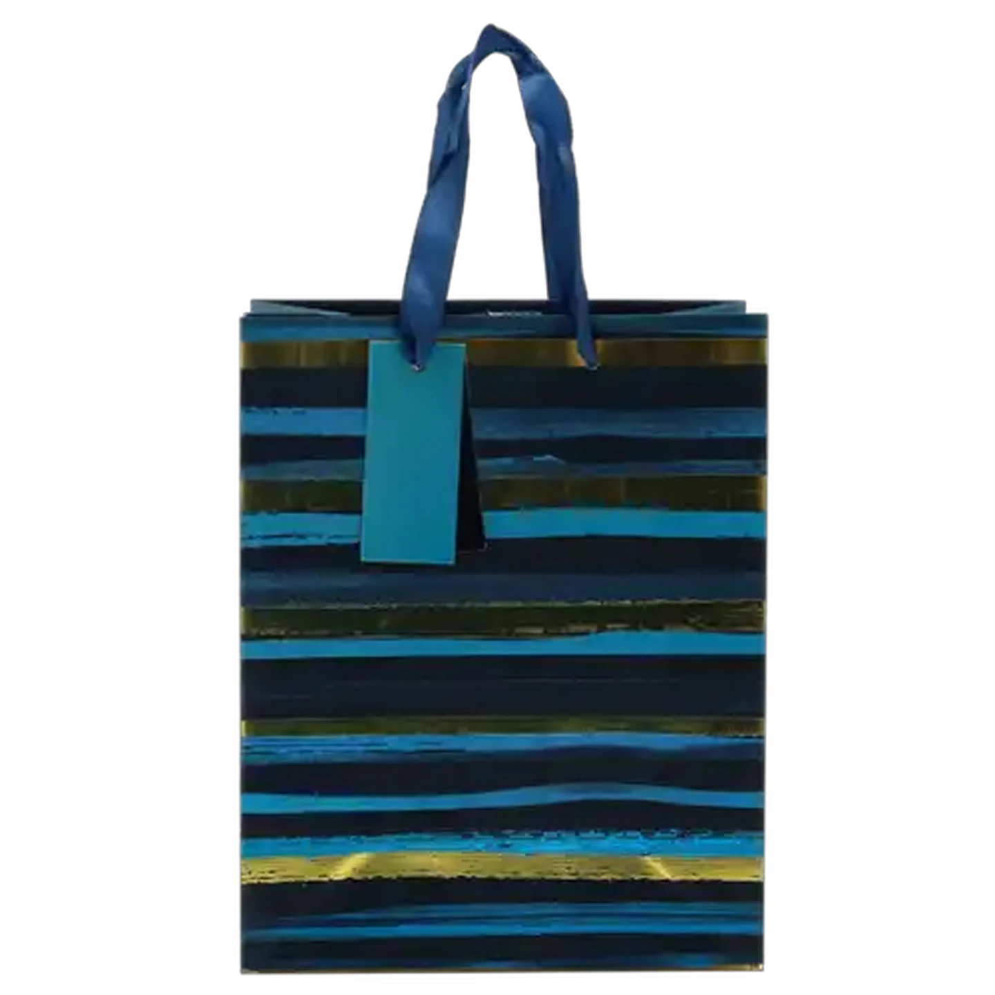 Image of Creative Stationery Blue Foil Gift Bag
