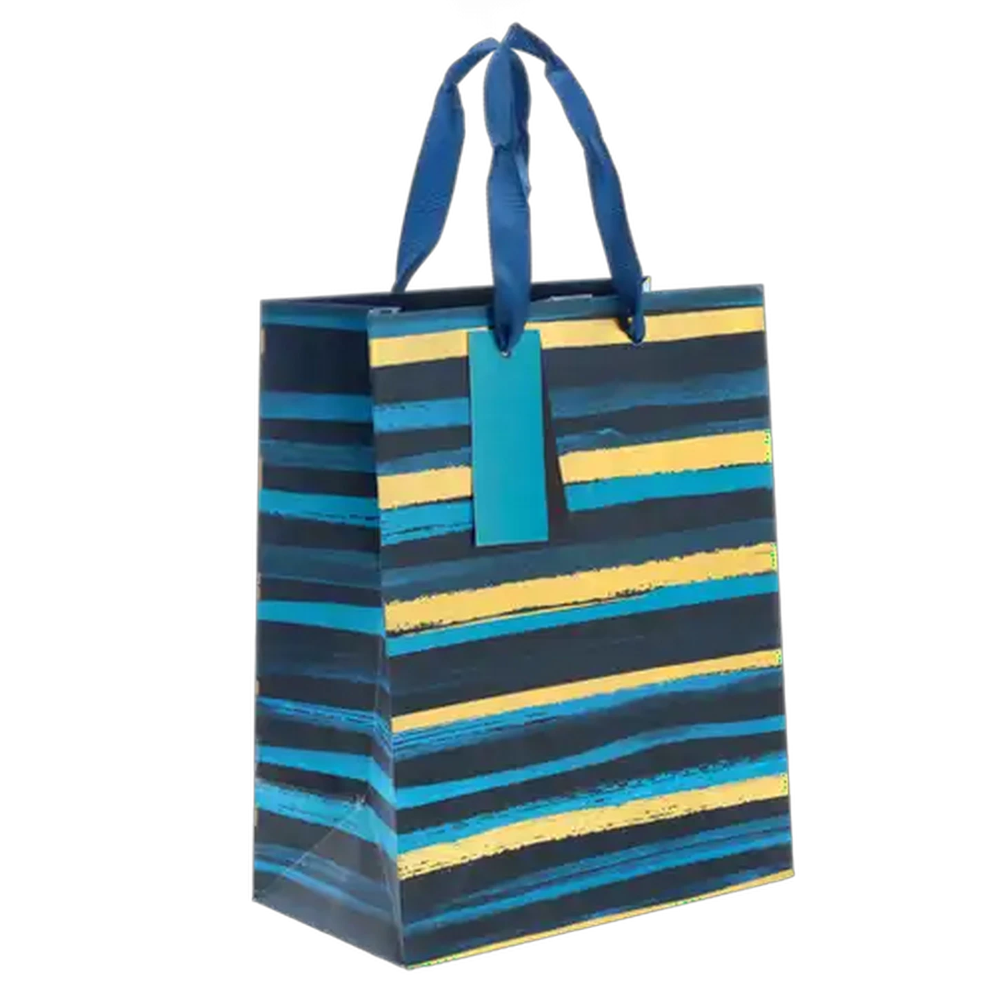 Image of Creative Stationery Blue Foil Gift Bag