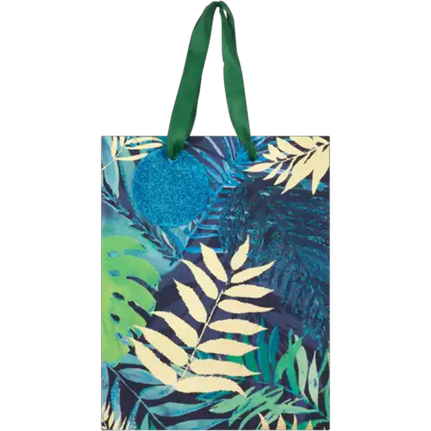 Image of Creative Stationery Medium Blue Tropical Gift Bag