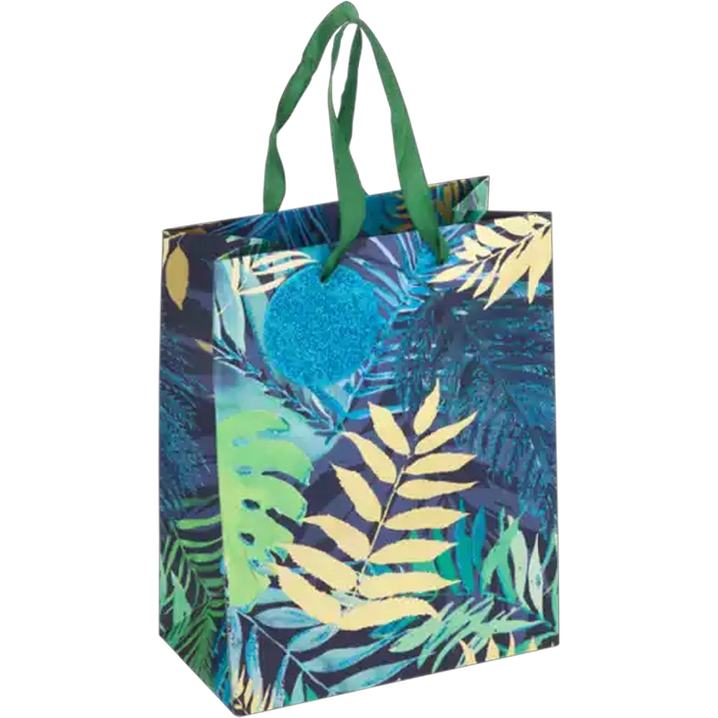 Image of Creative Stationery Medium Blue Tropical Gift Bag