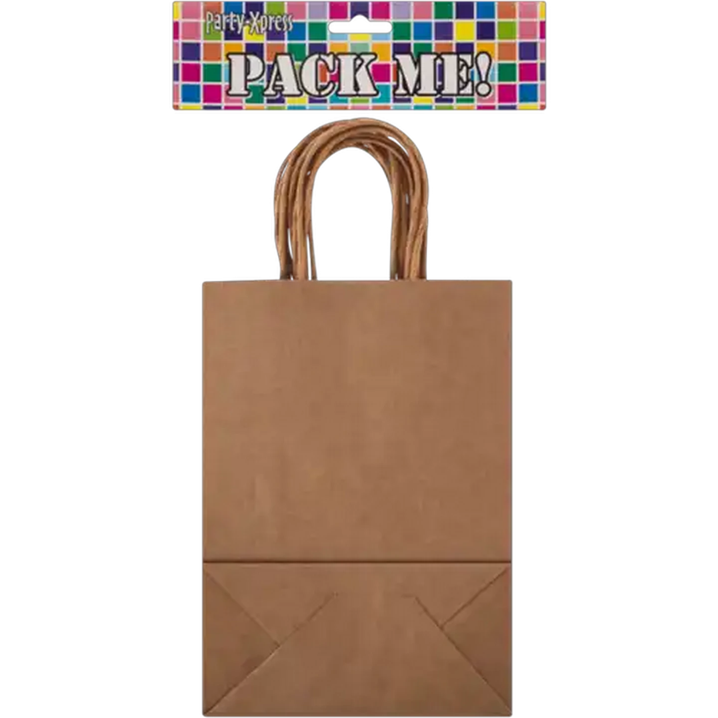 Image of Party Xpress Kraft Paper Party Bags 8-Pack