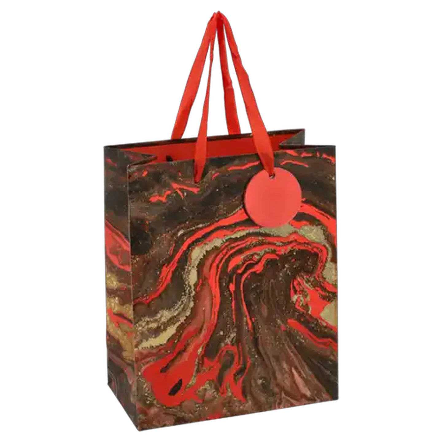 Image of Glitter Swirl Medium Valentine's Day Gift Bag