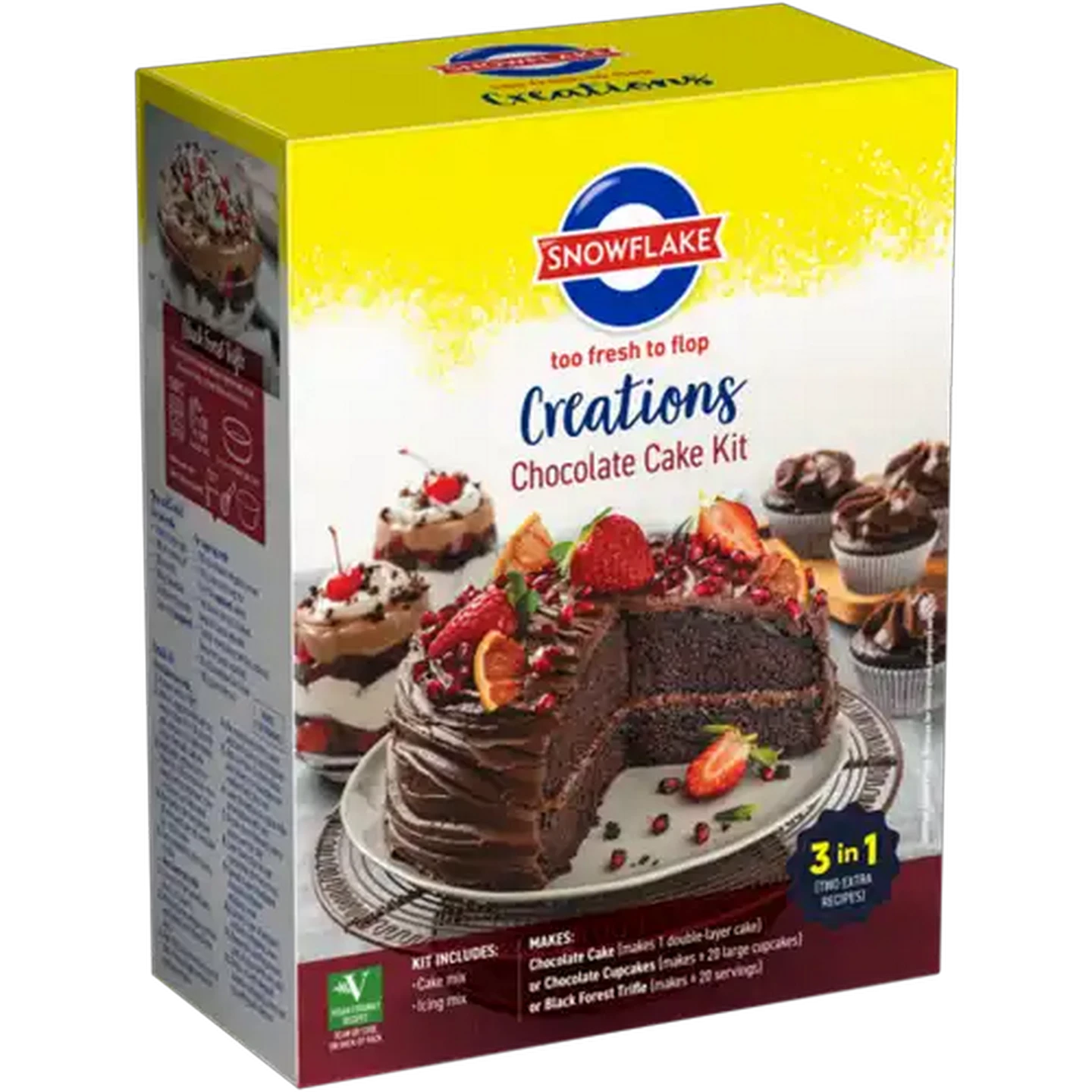Image of Snowflake Creations Chocolate Cake Kit 800g