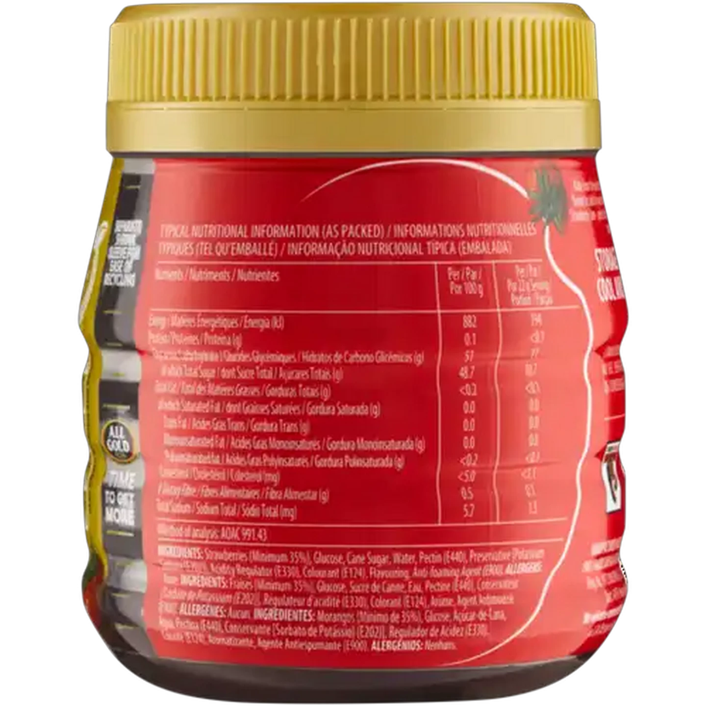 Image of ALL GOLD Strawberry Jam 460g