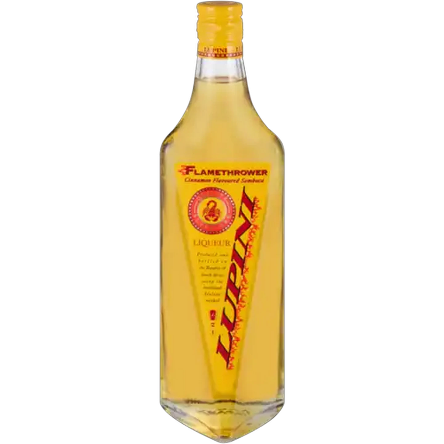 Image of Lupini Flamethrower Cinnamon Flavoured Sambuca Liqueur Bottle 750ml