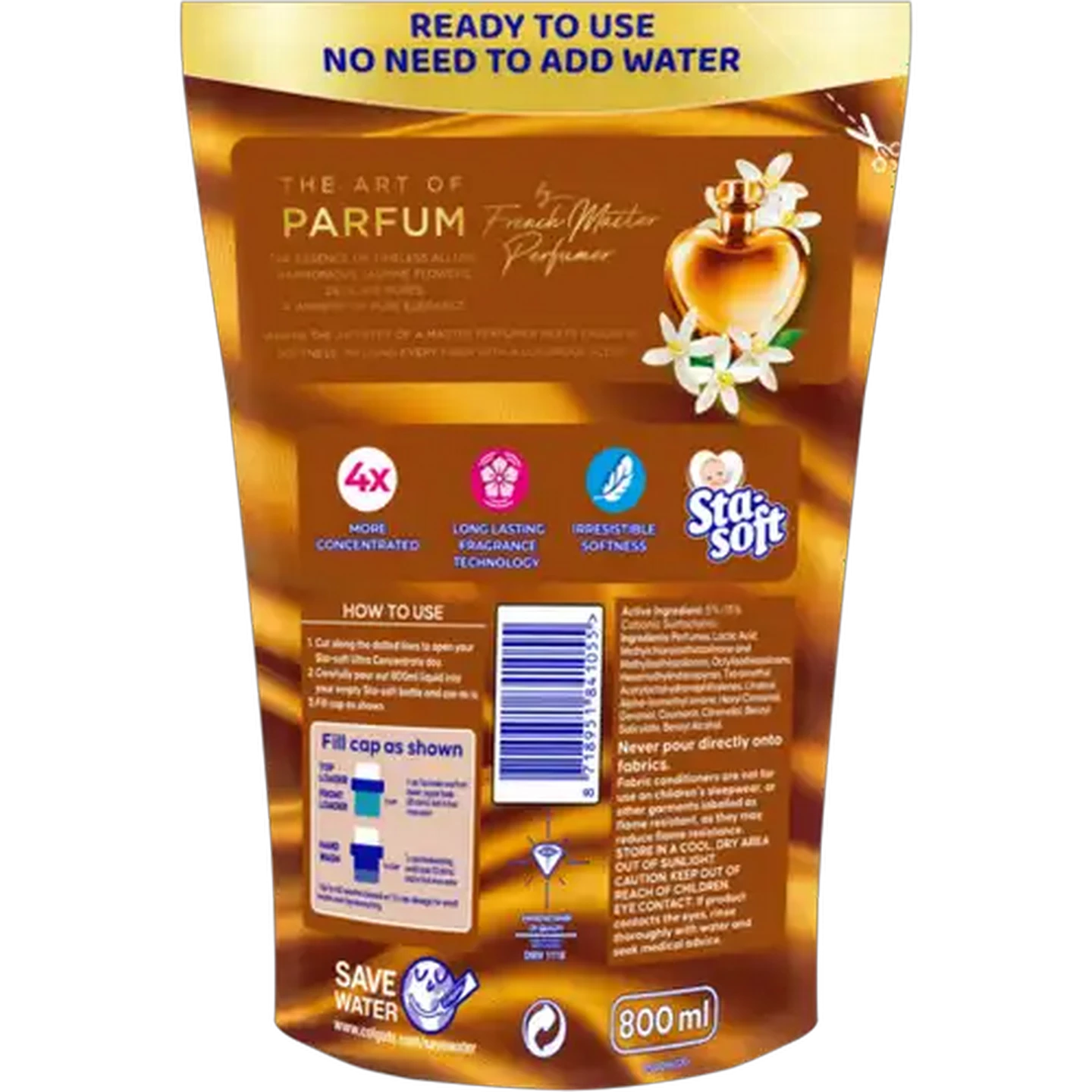 Image of Sta-soft Parfum Divine Jasmine Fabric Conditioner 800ml