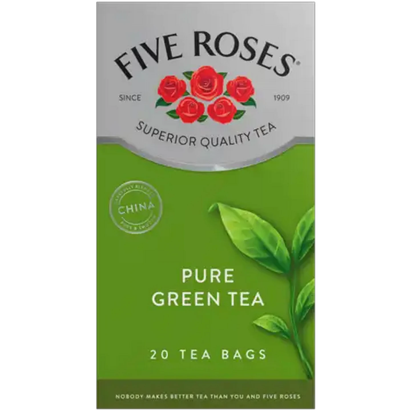 Image of Five Roses Pure Green Tea Bags 20 Pack