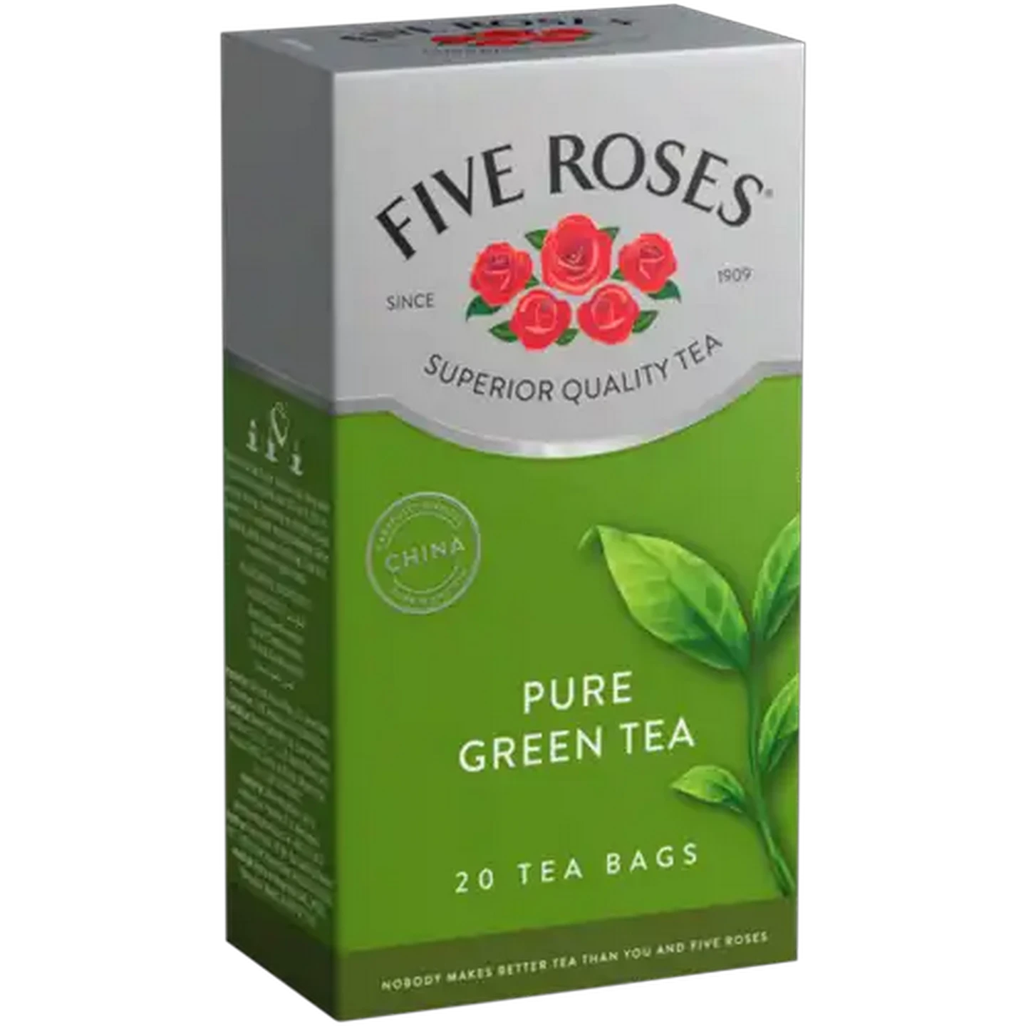 Image of Five Roses Pure Green Tea Bags 20 Pack