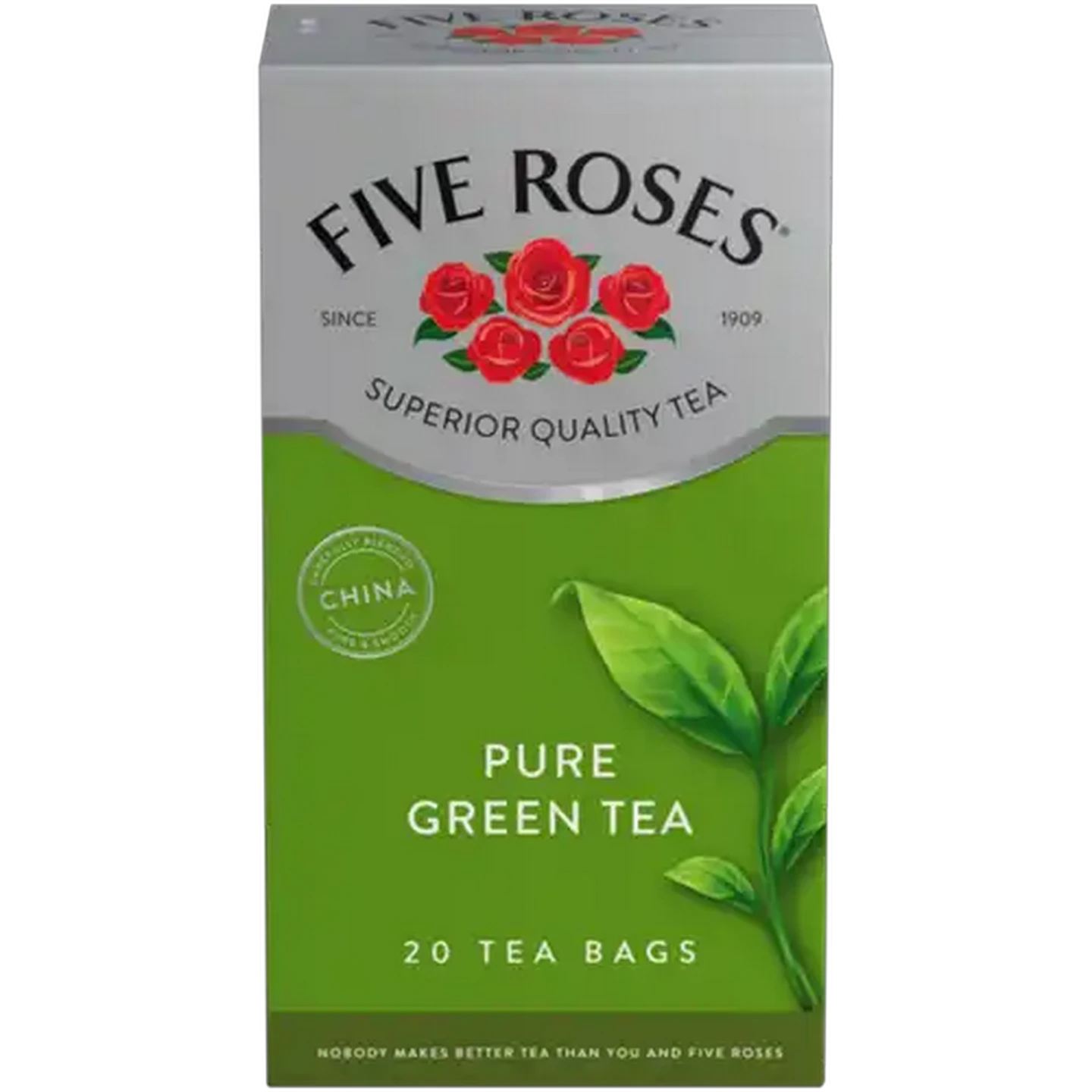 Image of Five Roses Pure Green Tea Bags 20 Pack