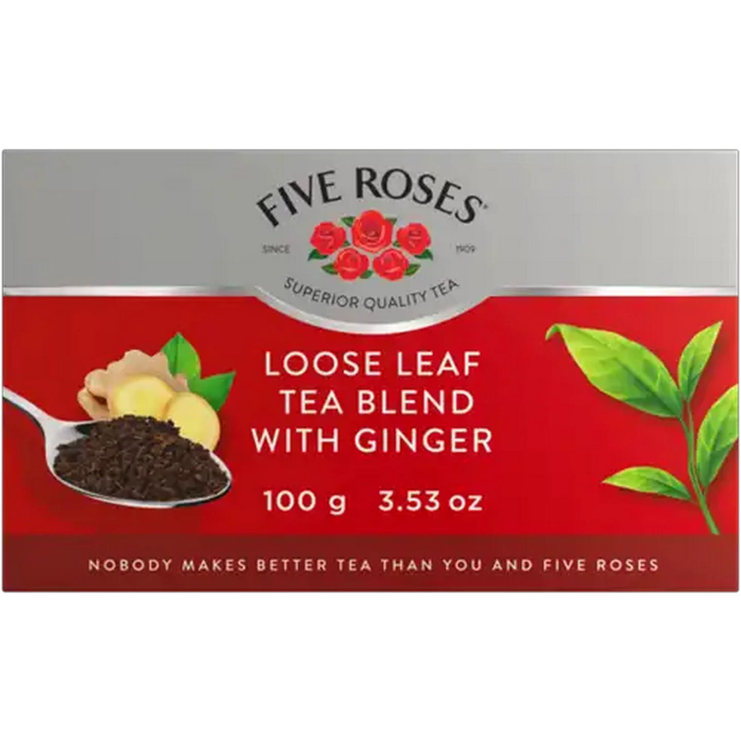 Image of Five Roses Ginger Flavoured Loose Tea 100g