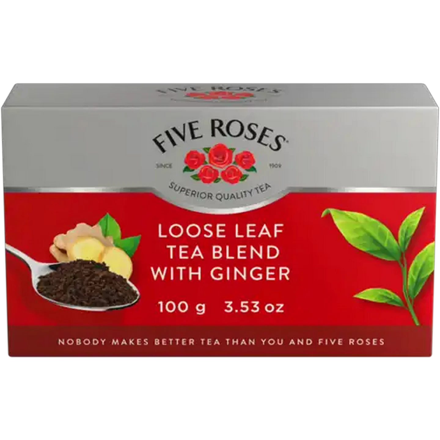 Image of Five Roses Ginger Flavoured Loose Tea 100g