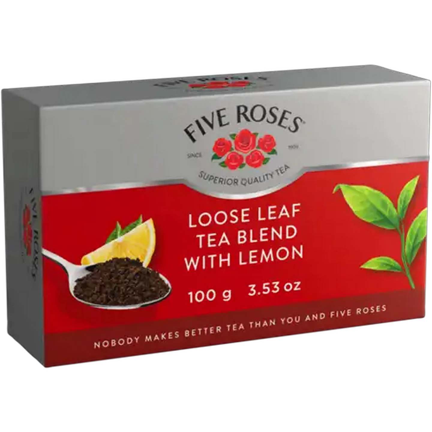 Image of Five Roses Lemon Flavoured Quality Loose Tea 100g