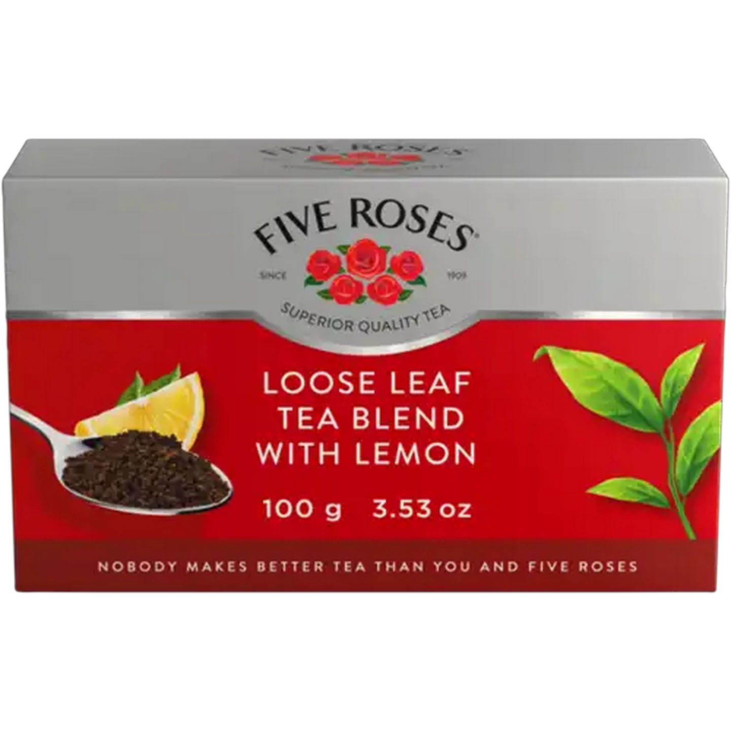 Image of Five Roses Lemon Flavoured Quality Loose Tea 100g