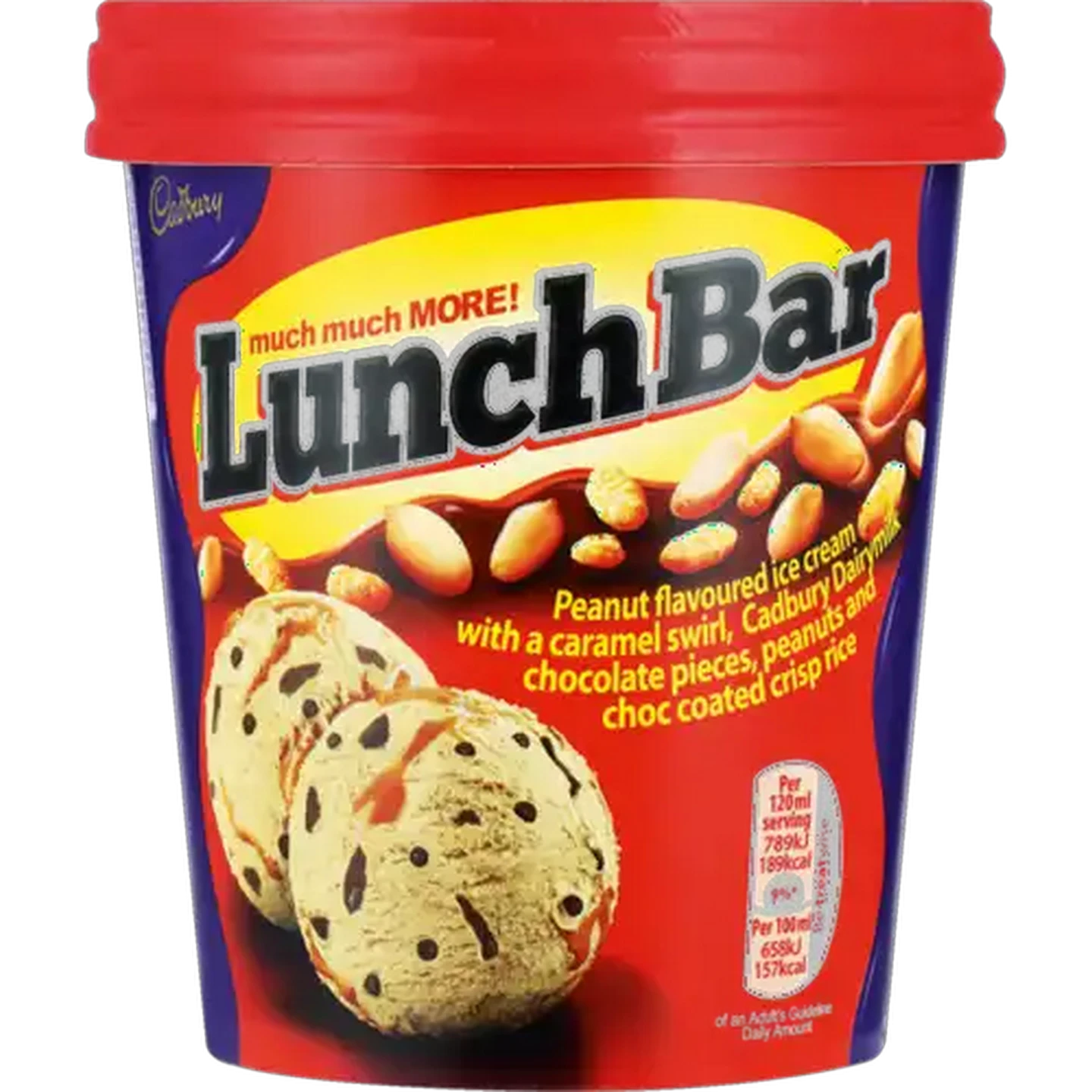 Image of Cadbury Lunch Bar Ice Cream 480ml