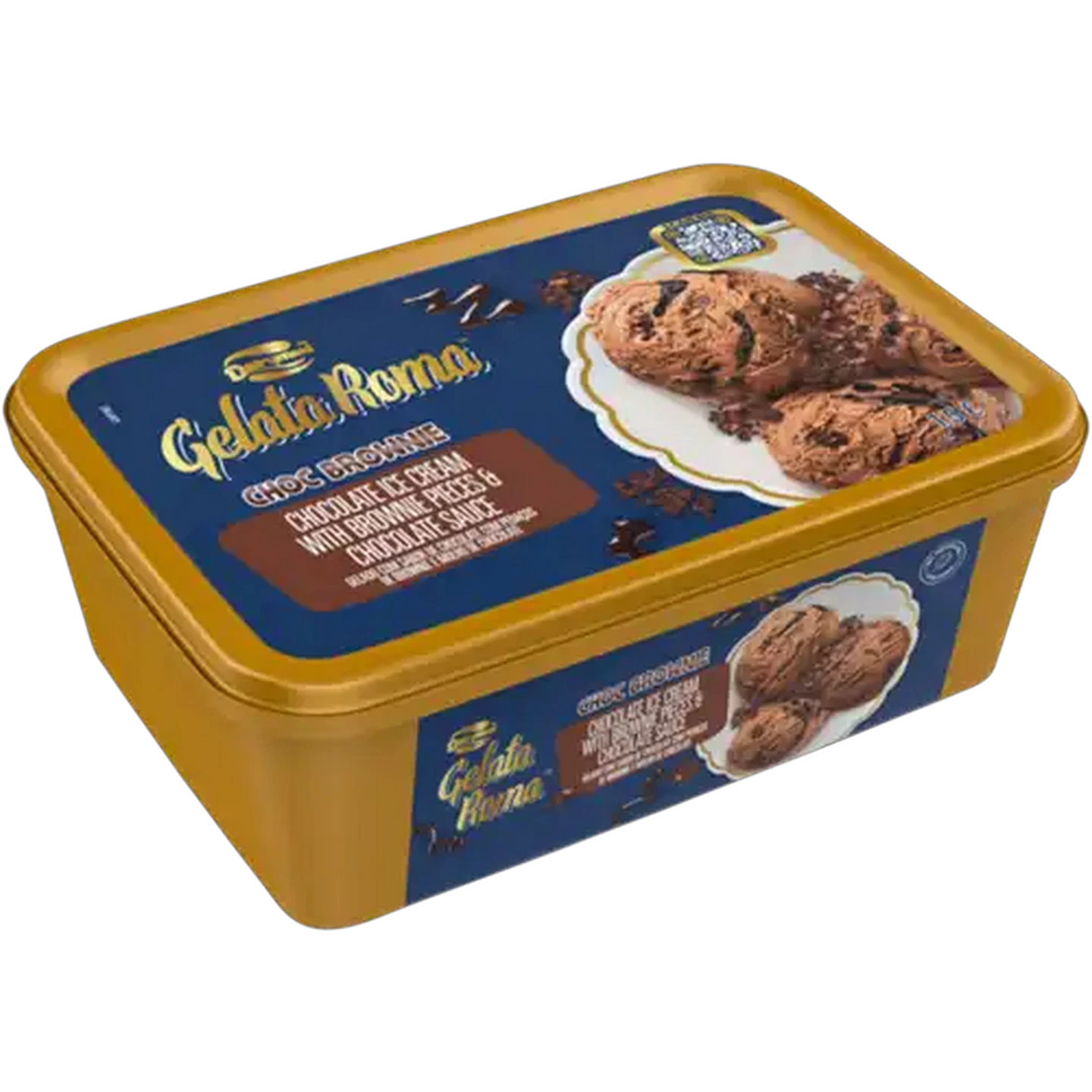 Image of Dairymaid Gelata Roma Choc Brownie Ice Cream 1.5L