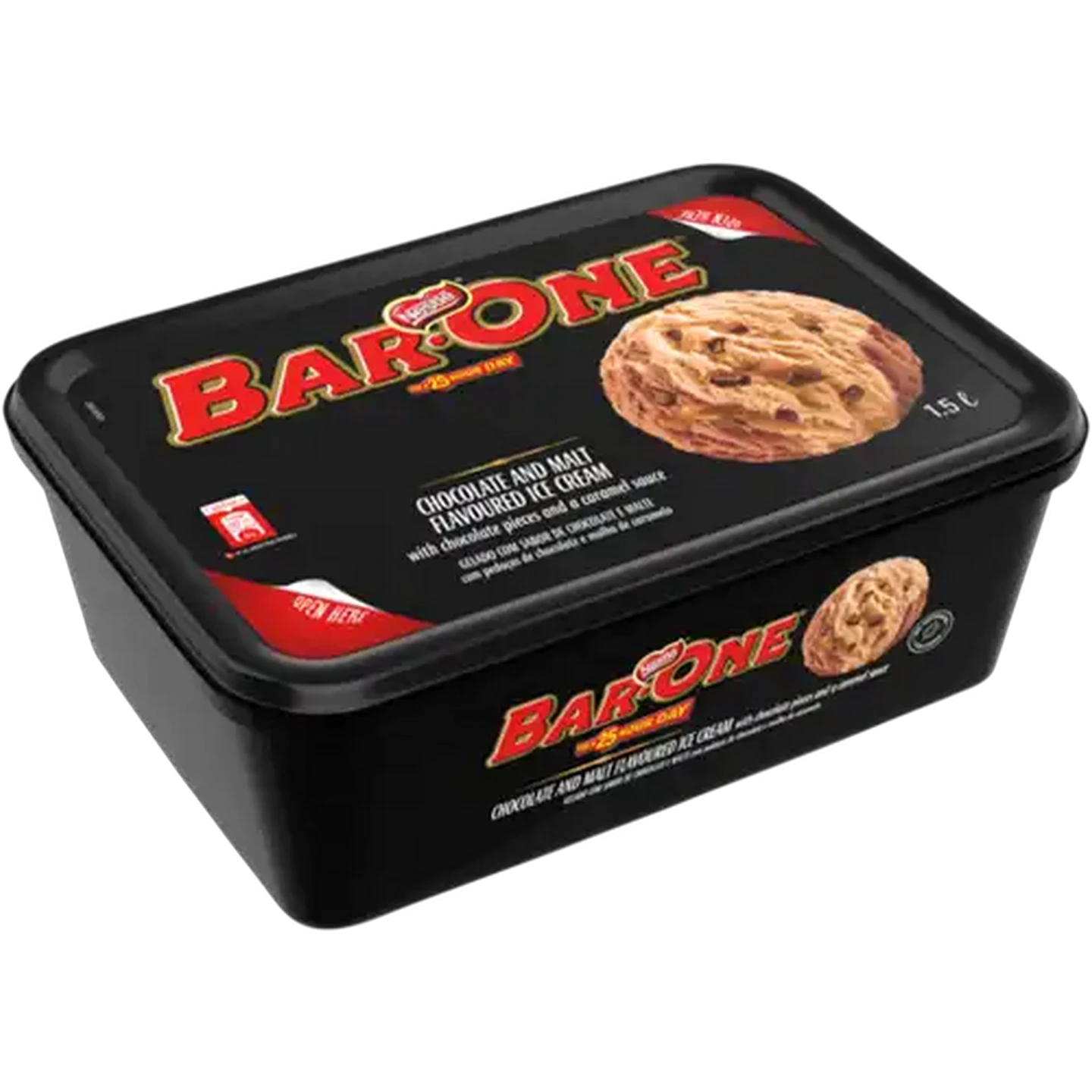 Image of Nestlé Bar-One Chocolate & Malt Flavoured Ice Cream 1.5L