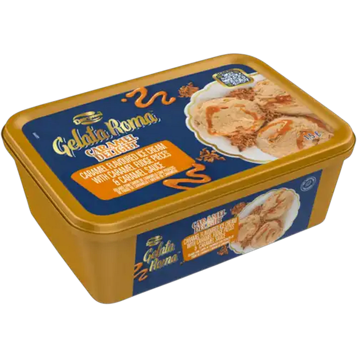 Image of Dairymaid Gelata Roma Caramel Delight Ice Cream 1.5L