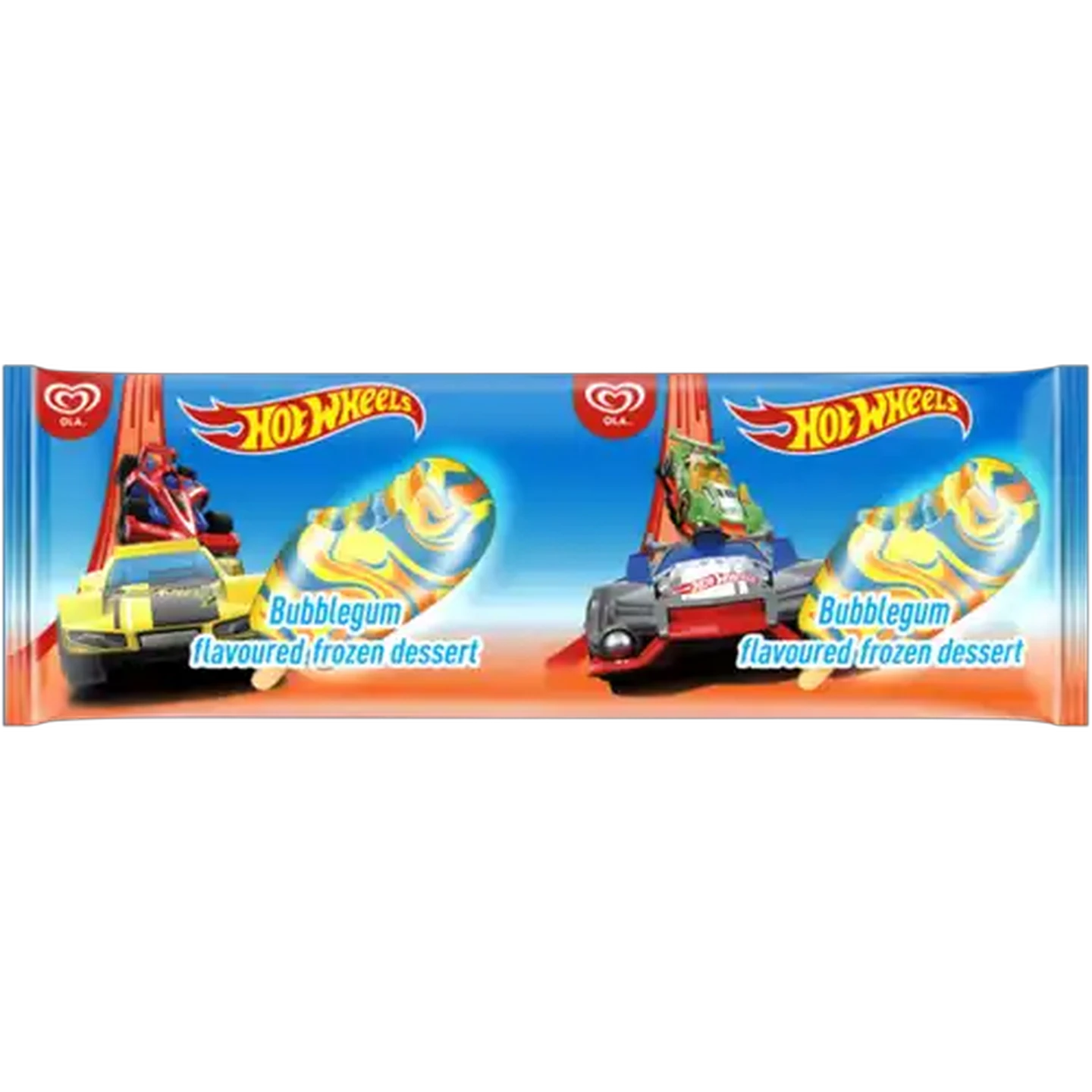 Image of Ola Hot Wheels Bubblegum Flavoured Frozen Dessert 60ml