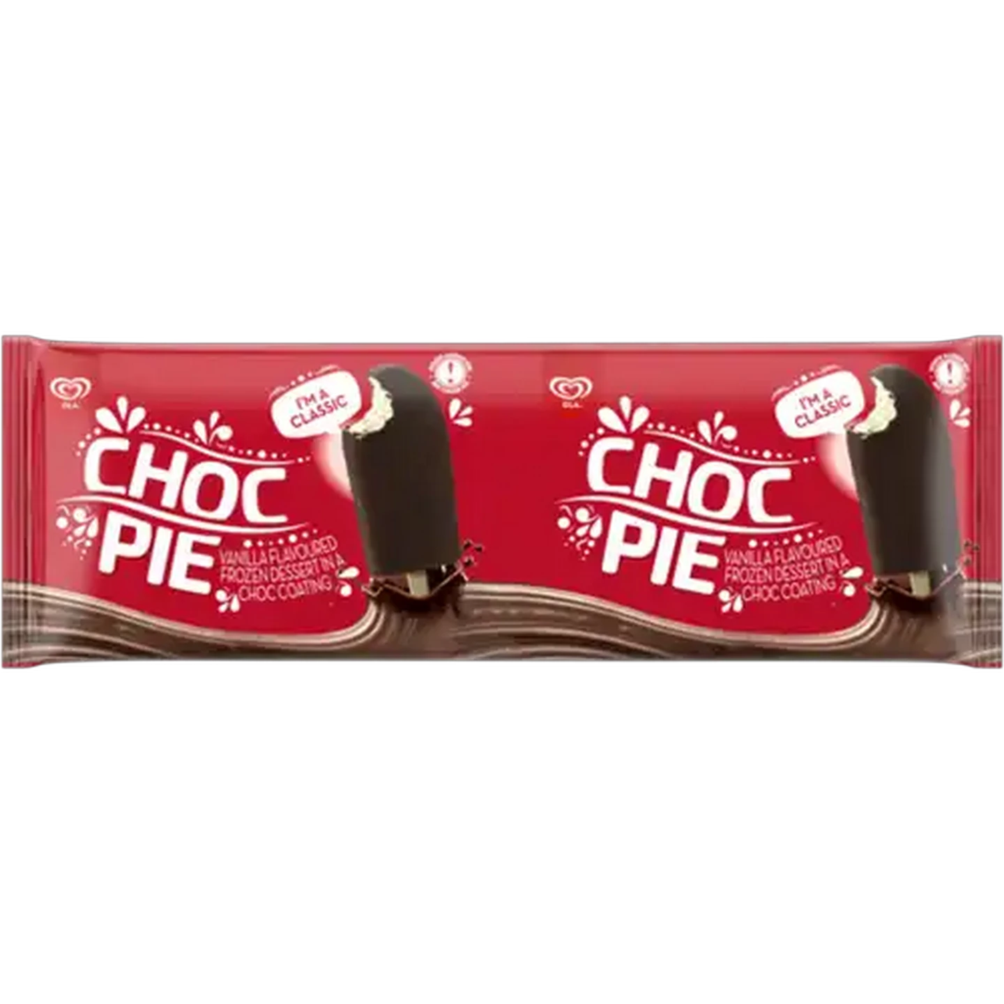 Image of Ola Choc Pie Vanilla Flavoured Frozen Dessert With Chocolate Coating 70ml