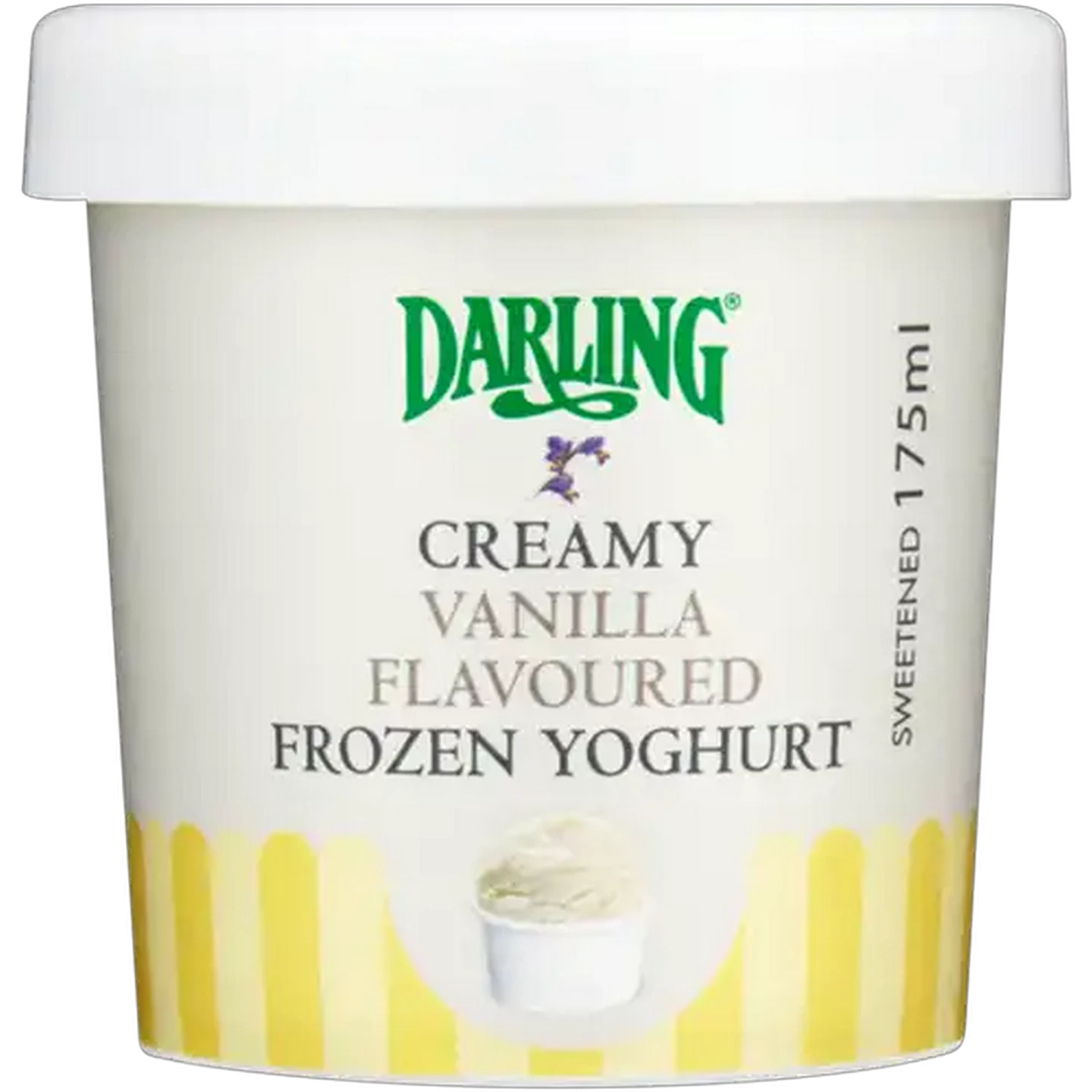 Image of Darling Vanilla Flavoured Frozen Yoghurt Tub 175ml