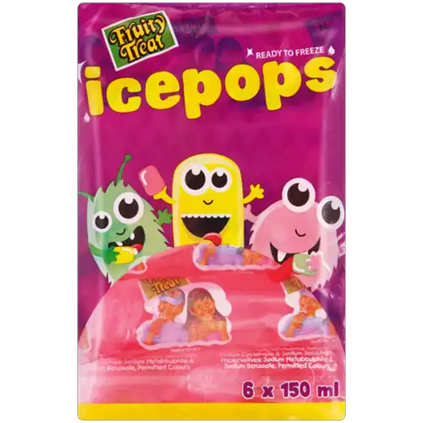 Image of Fruity Treat Guava Icepops 6 Pack