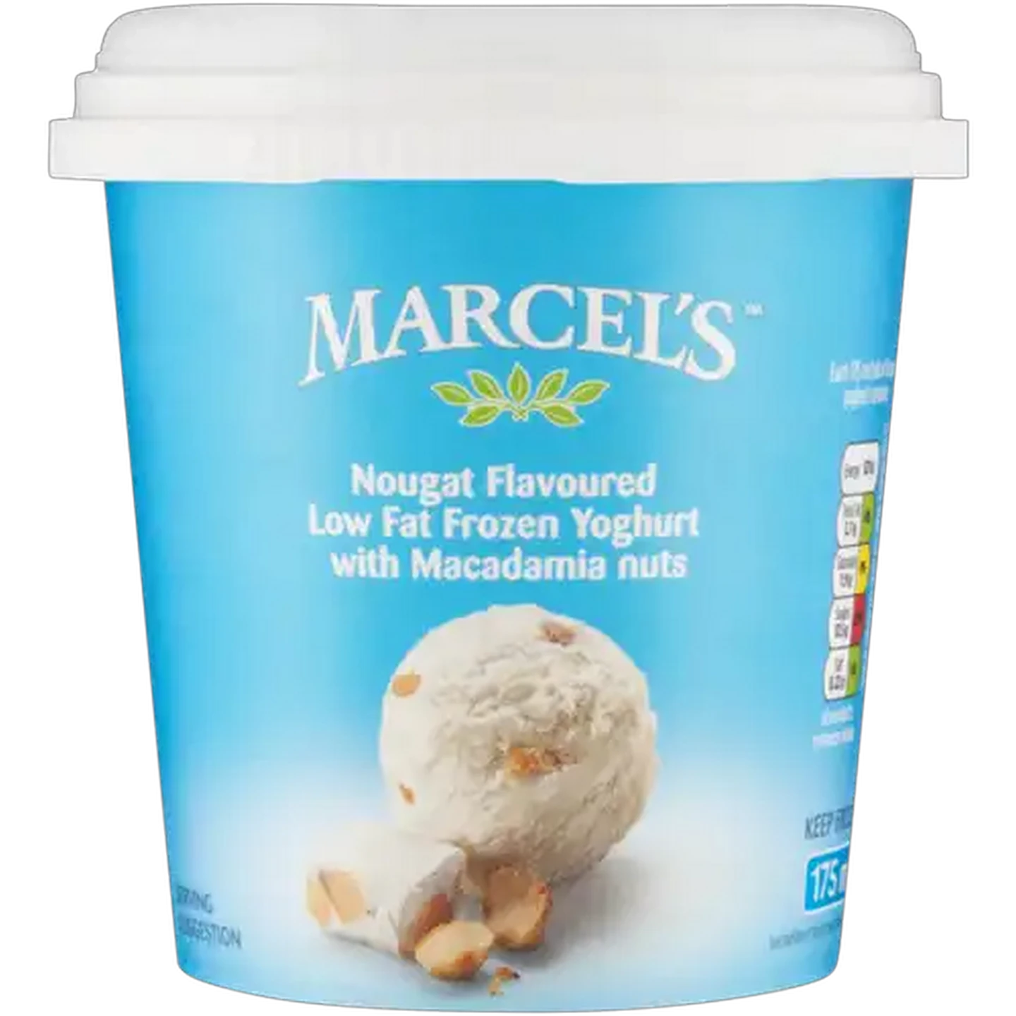 Image of Marcel's Nougat Flavoured Low Fat Frozen Yoghurt 175ml