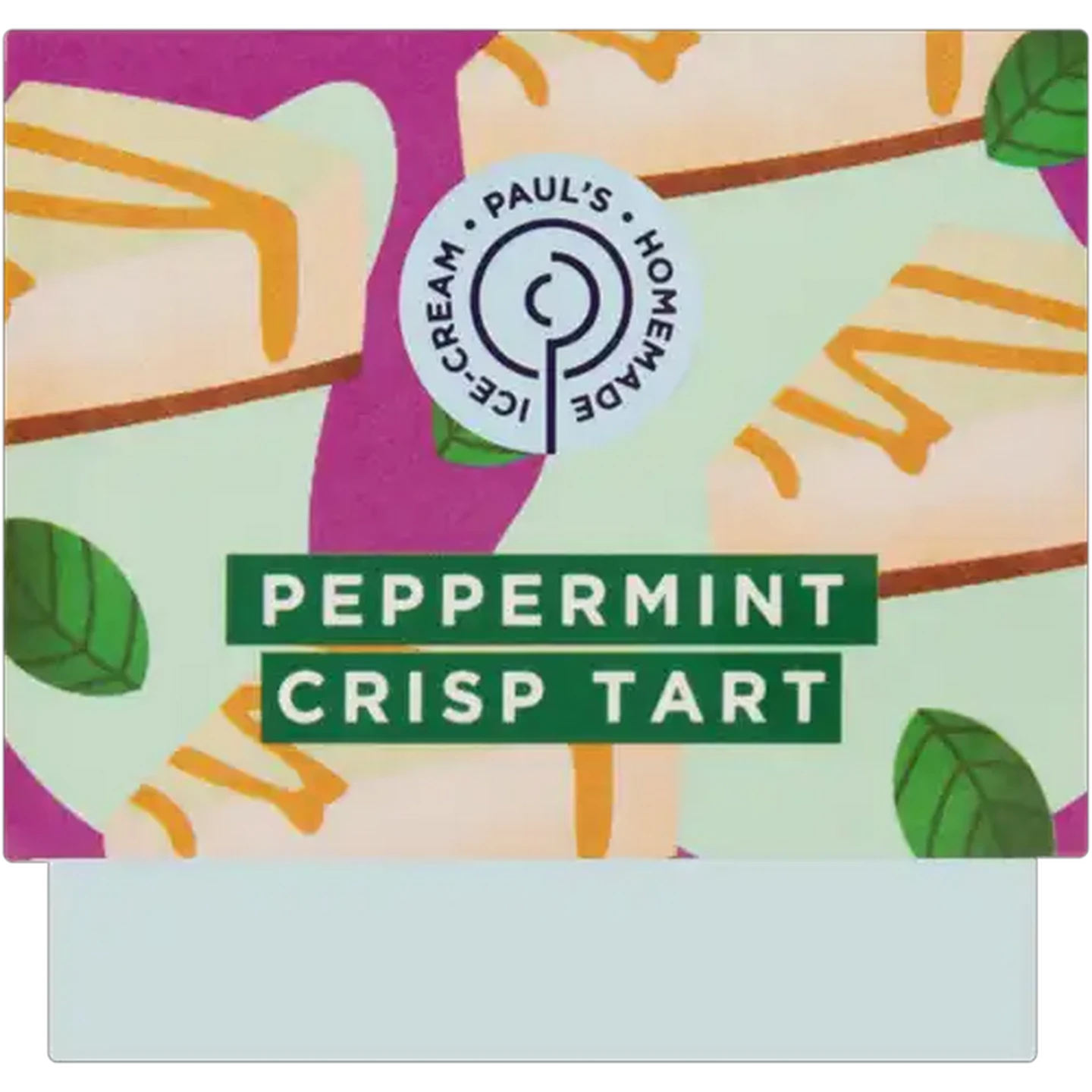 Image of Paul's Homemade Ice Cream Peppermint Crisp Tart Ice Cream 200ml