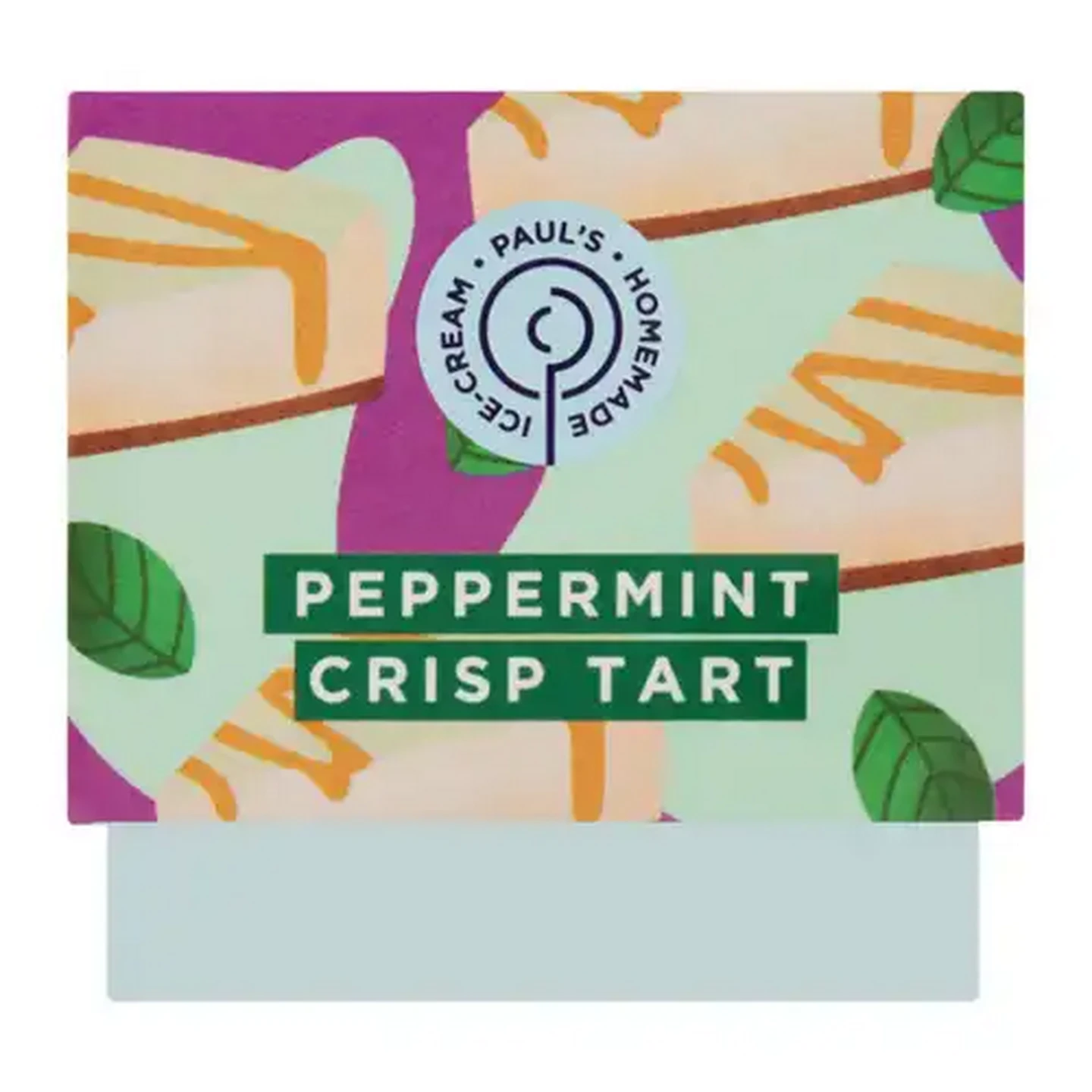 Image of Paul's Homemade Ice Cream Peppermint Crisp Tart Ice Cream 200ml