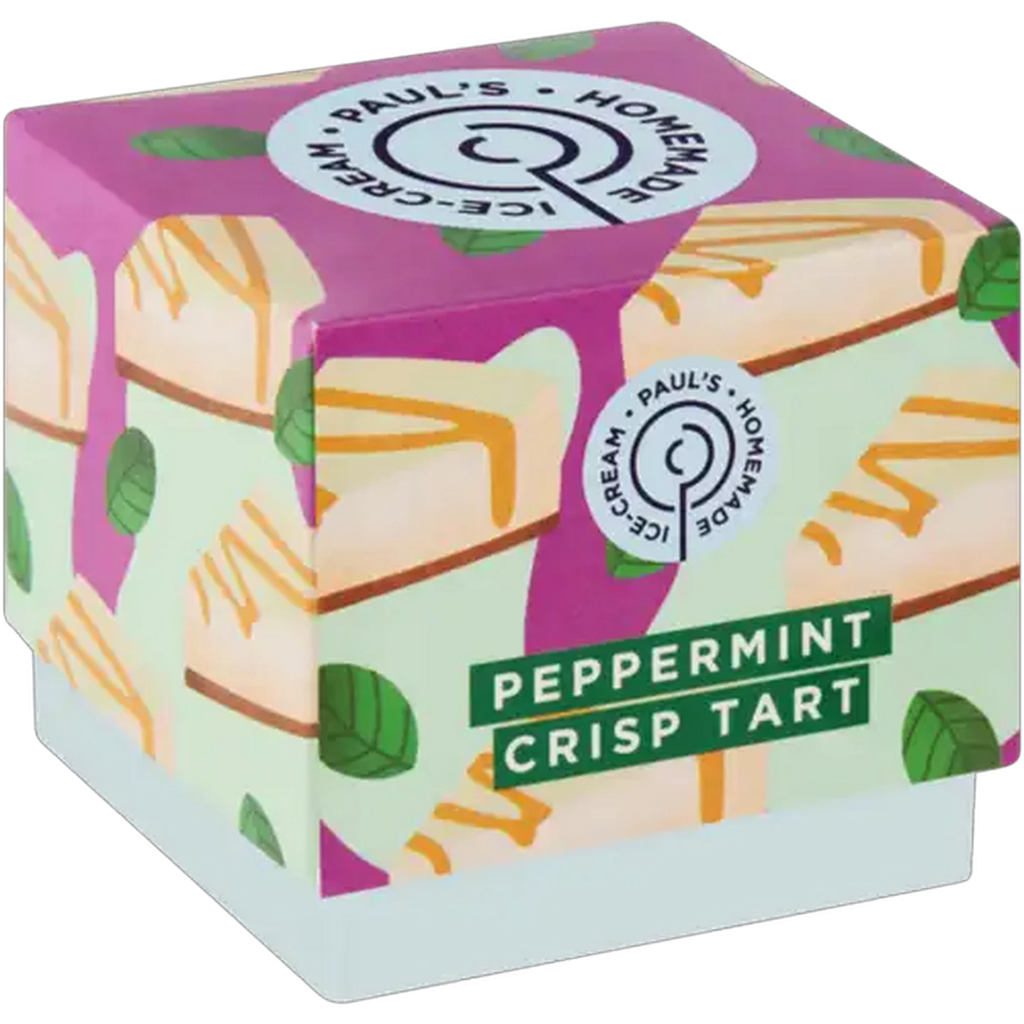 Image of Paul's Homemade Ice Cream Peppermint Crisp Tart Ice Cream 200ml