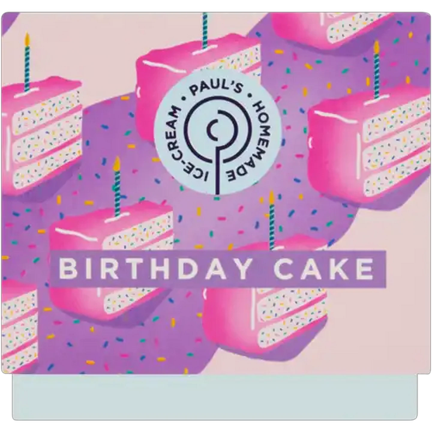 Image of Paul's Homemade Ice Cream Birthday Cake Ice-Cream 500ml
