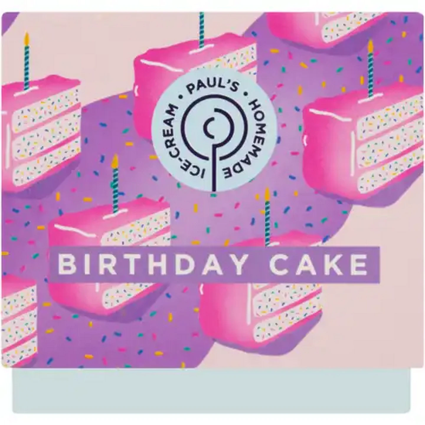 Image of Paul's Homemade Ice Cream Birthday Cake Ice-Cream 500ml