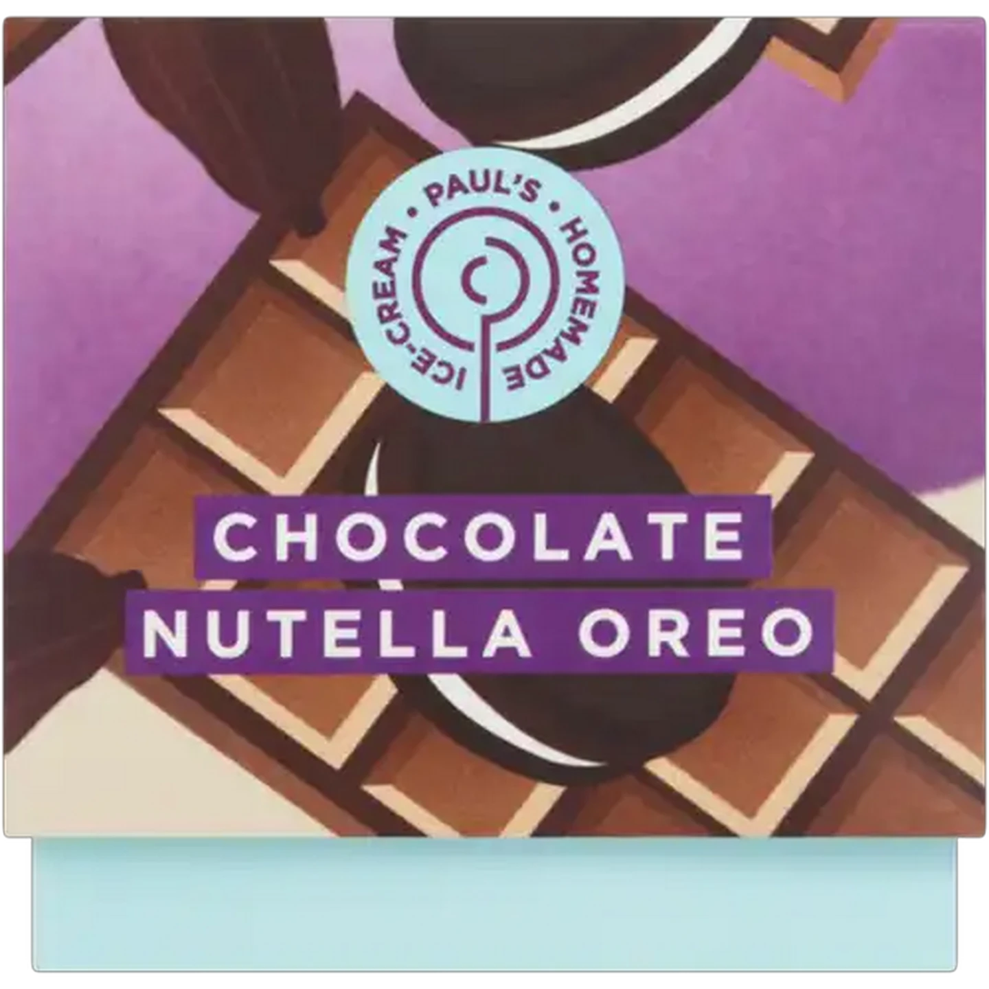 Image of Paul's Homemade Ice Cream Chocolate Nutella Oreo Ice Cream 600ml