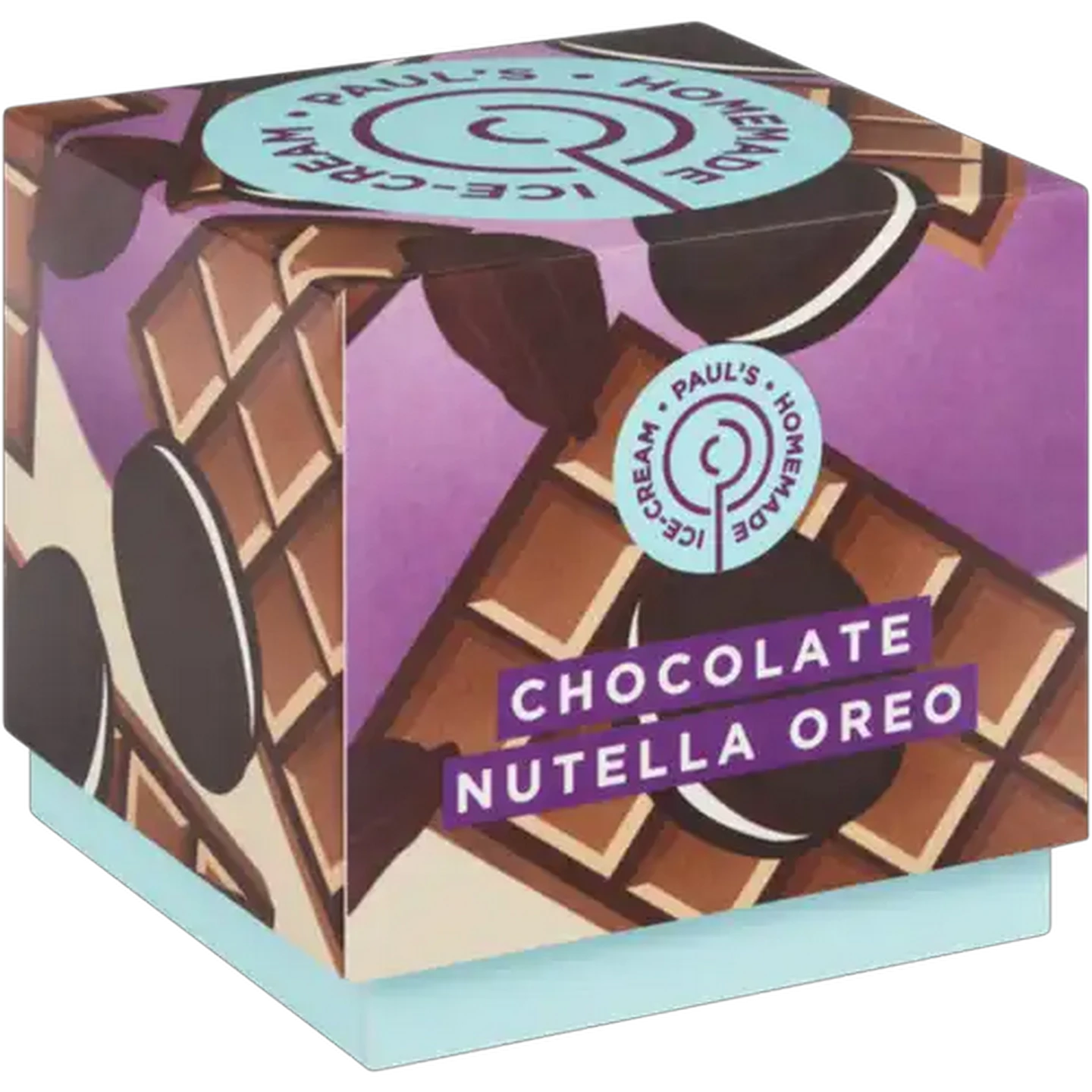 Image of Paul's Homemade Ice Cream Chocolate Nutella Oreo Ice Cream 600ml