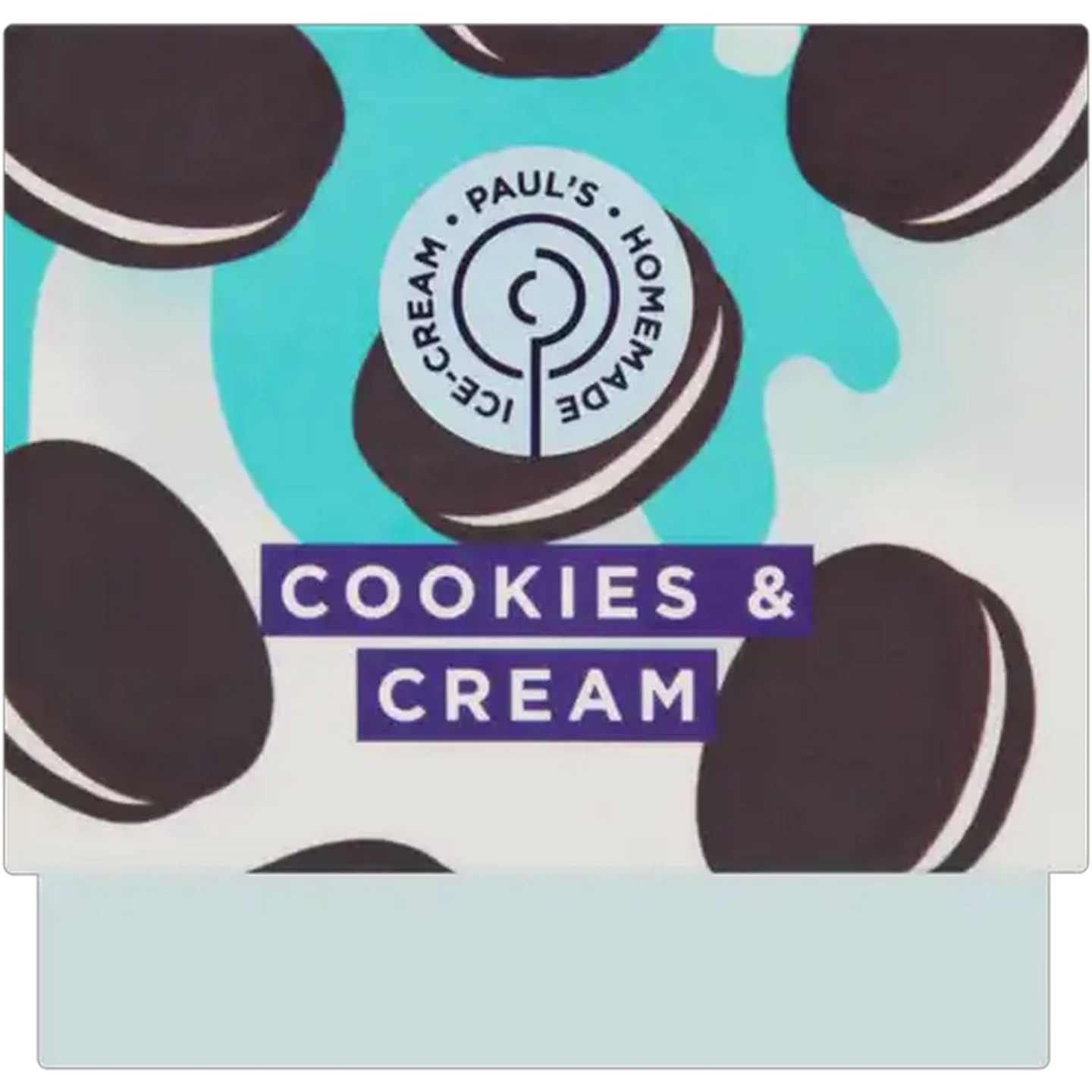 Image of Paul's Homemade Ice Cream Cookies & Cream Ice Cream 200ml