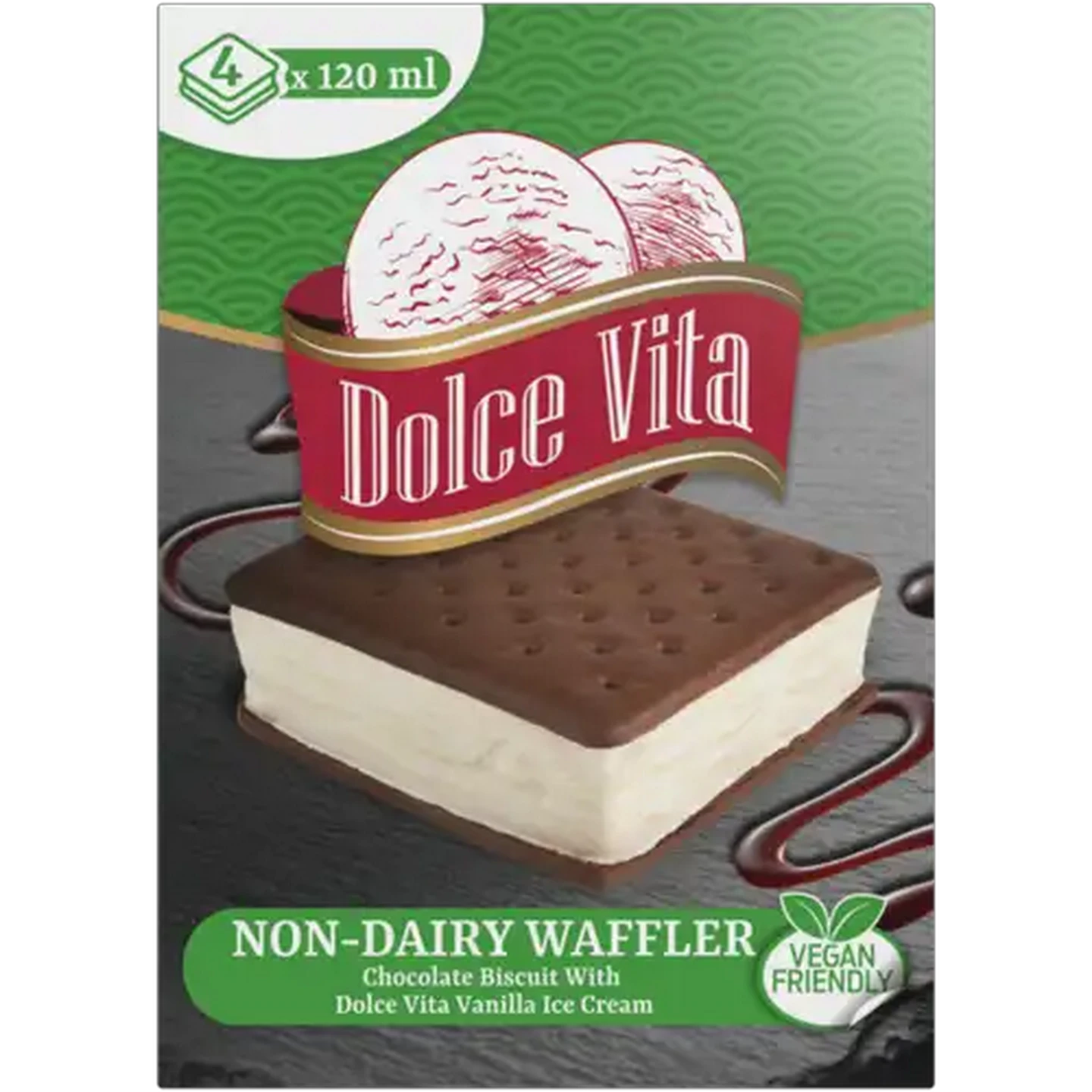 Image of Dolce Vita Non-Dairy Waffler 4 x 120ml