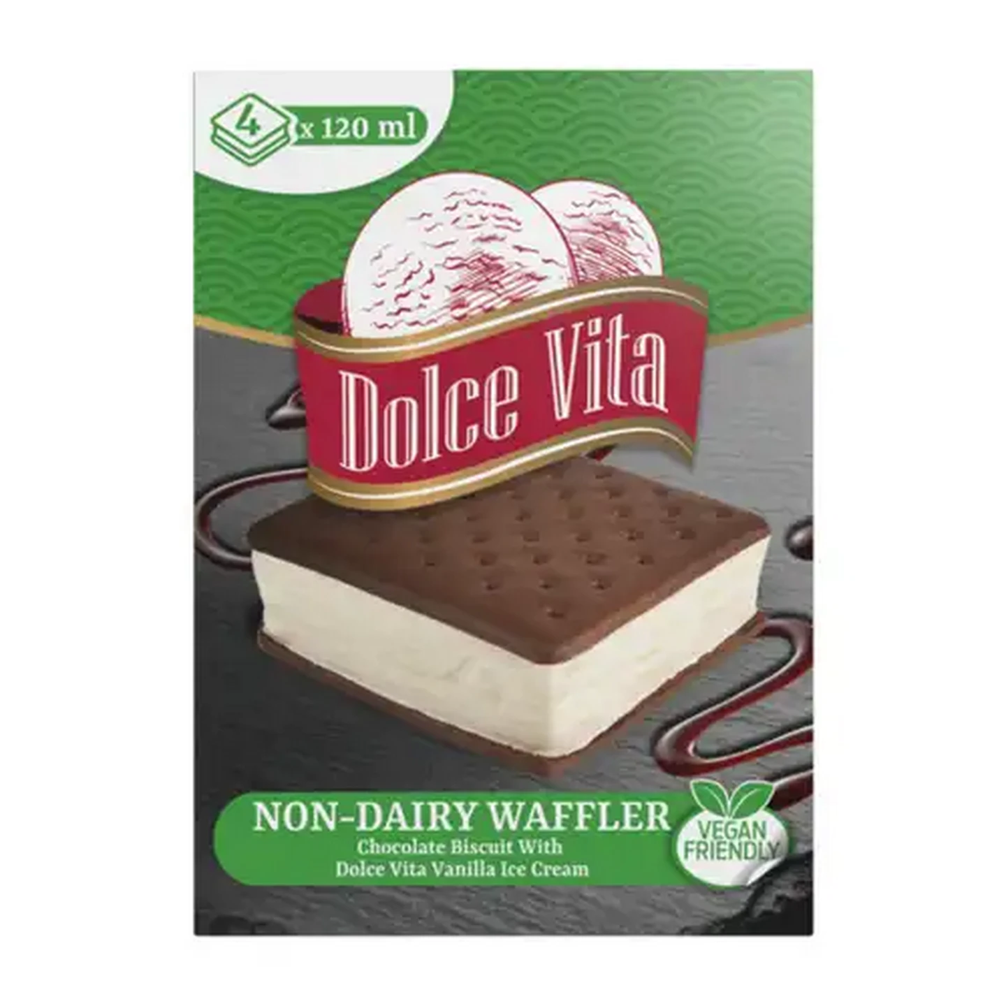 Image of Dolce Vita Non-Dairy Waffler 4 x 120ml