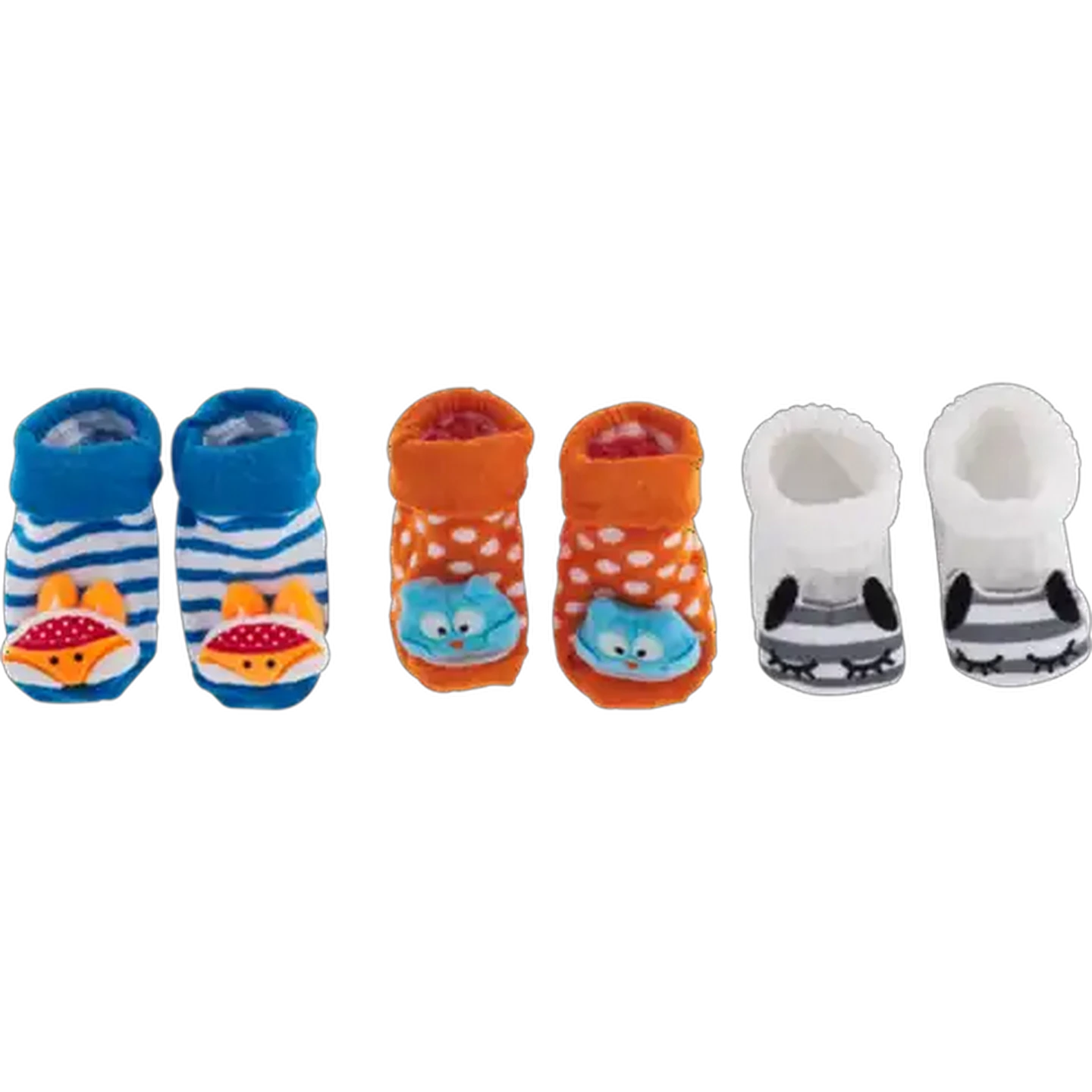 Image of Jolly Tots 3D Character Baby Socks (Design May Vary)
