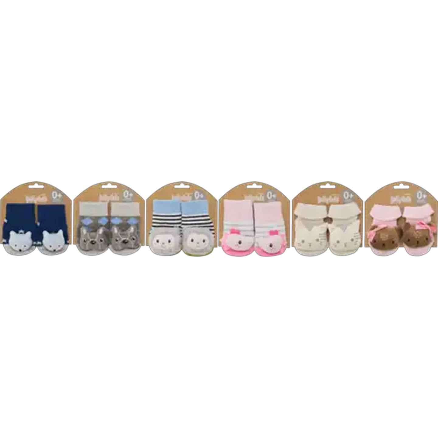 Image of Jolly Tots 3D Character Baby Socks (Design May Vary)